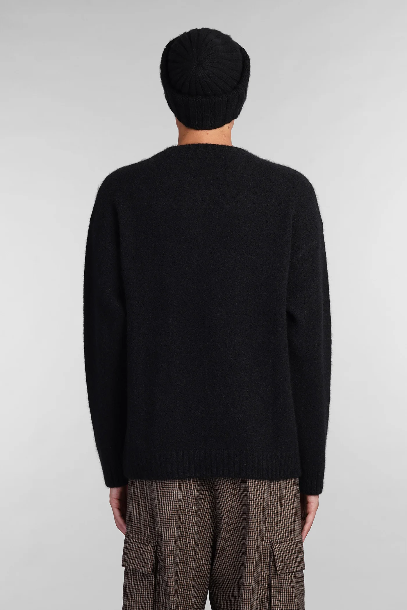 Knitwear in black cashmere - Image 3