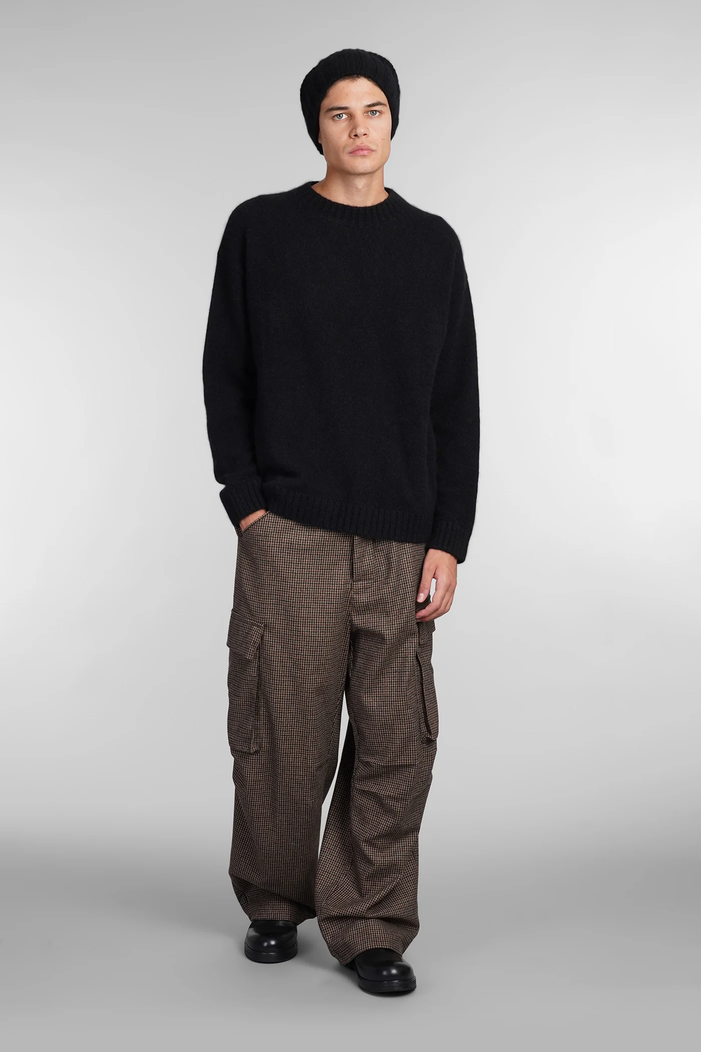 Pants in brown polyester - Image 2