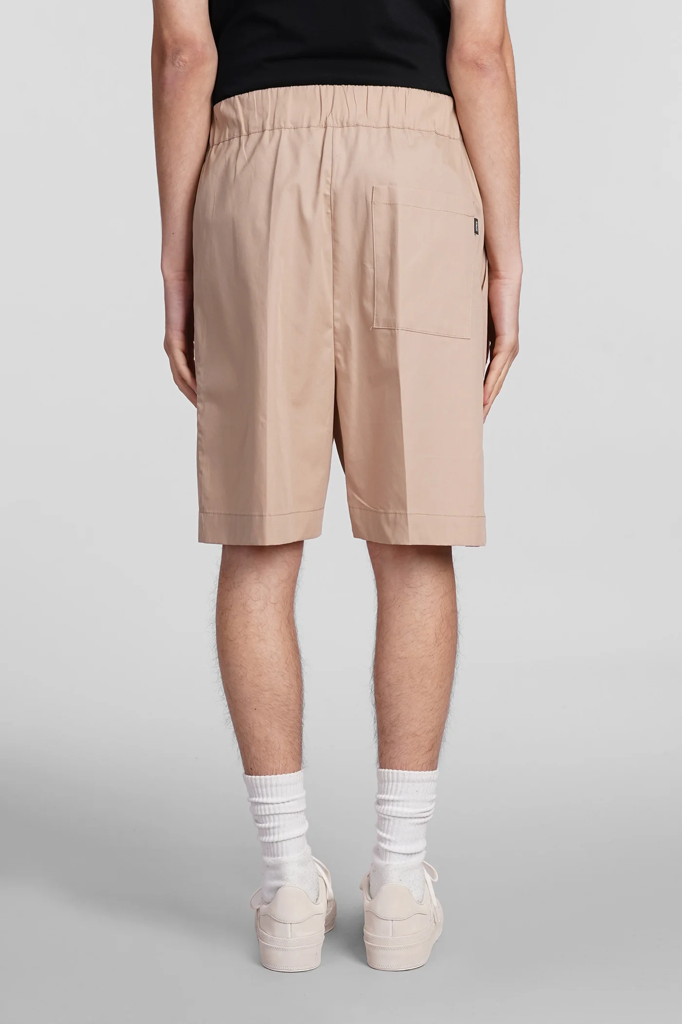 Shorts in Camel cotton - Image 3
