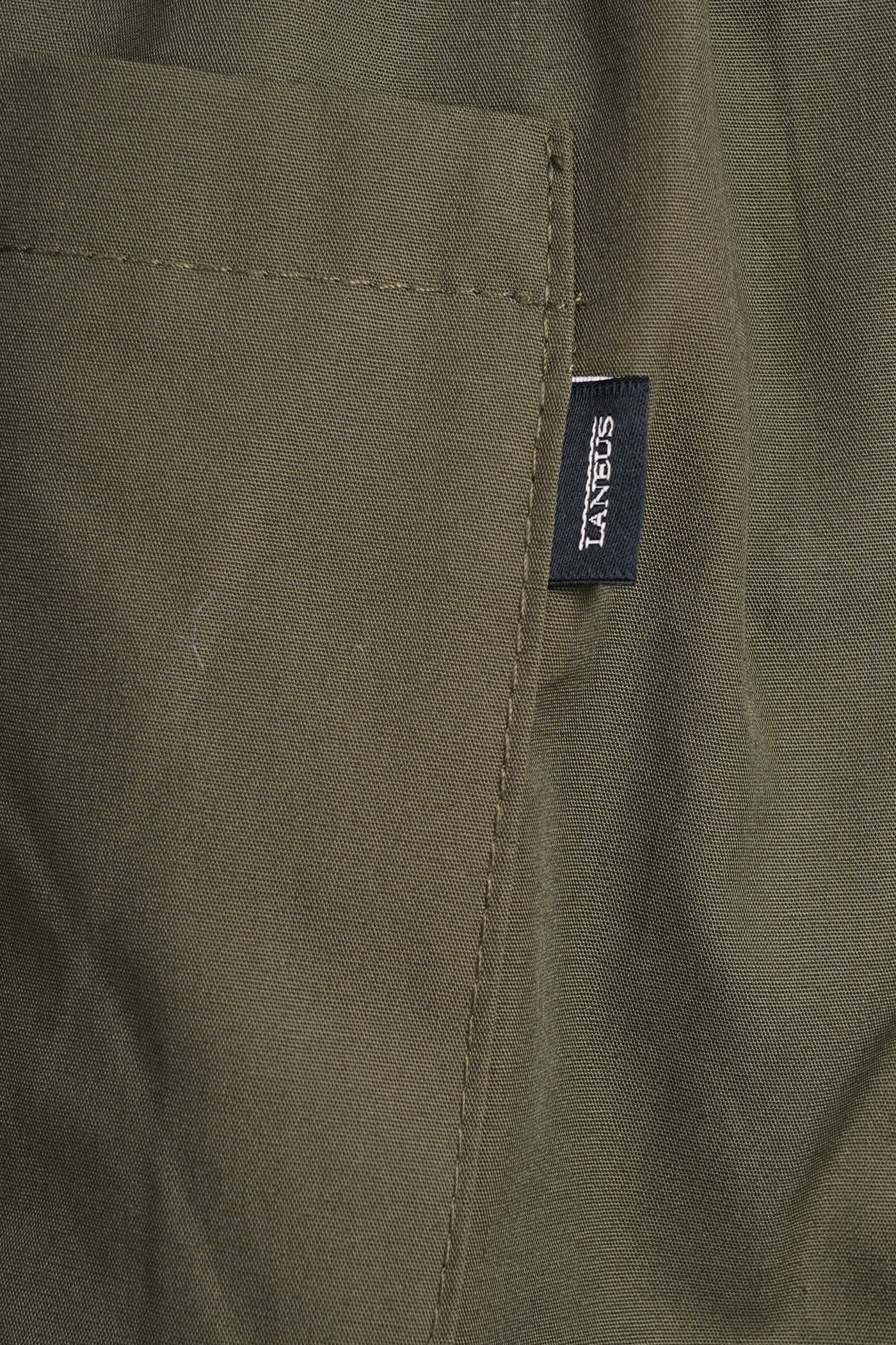 Shorts in green cotton - Image 5