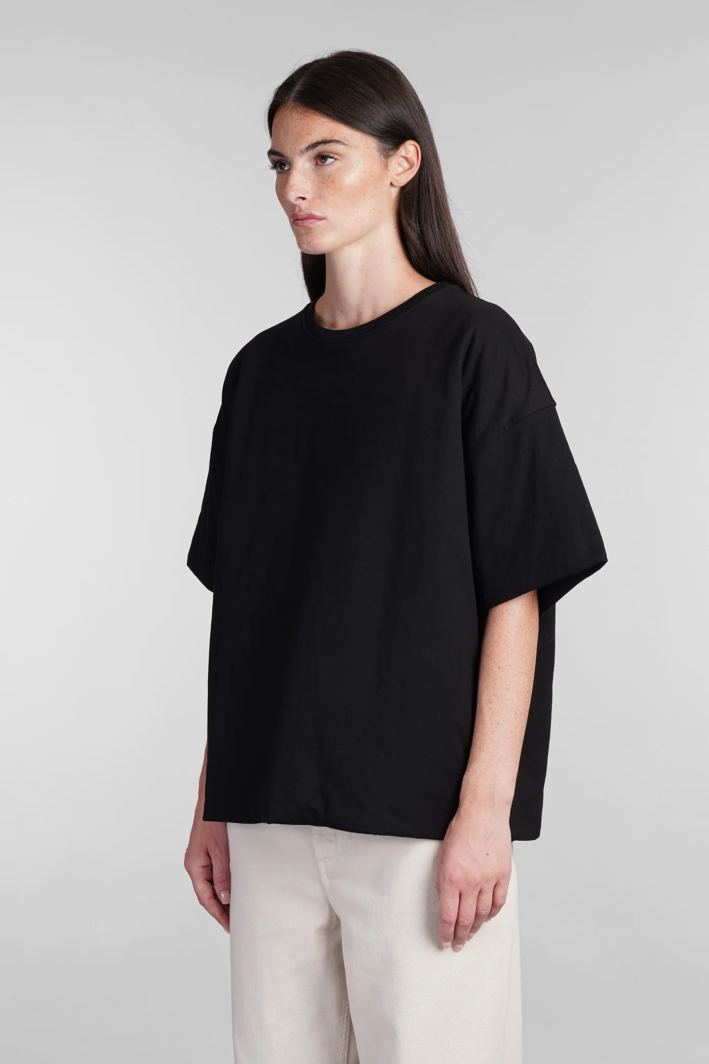 T-Shirt in black cotton - Image 14