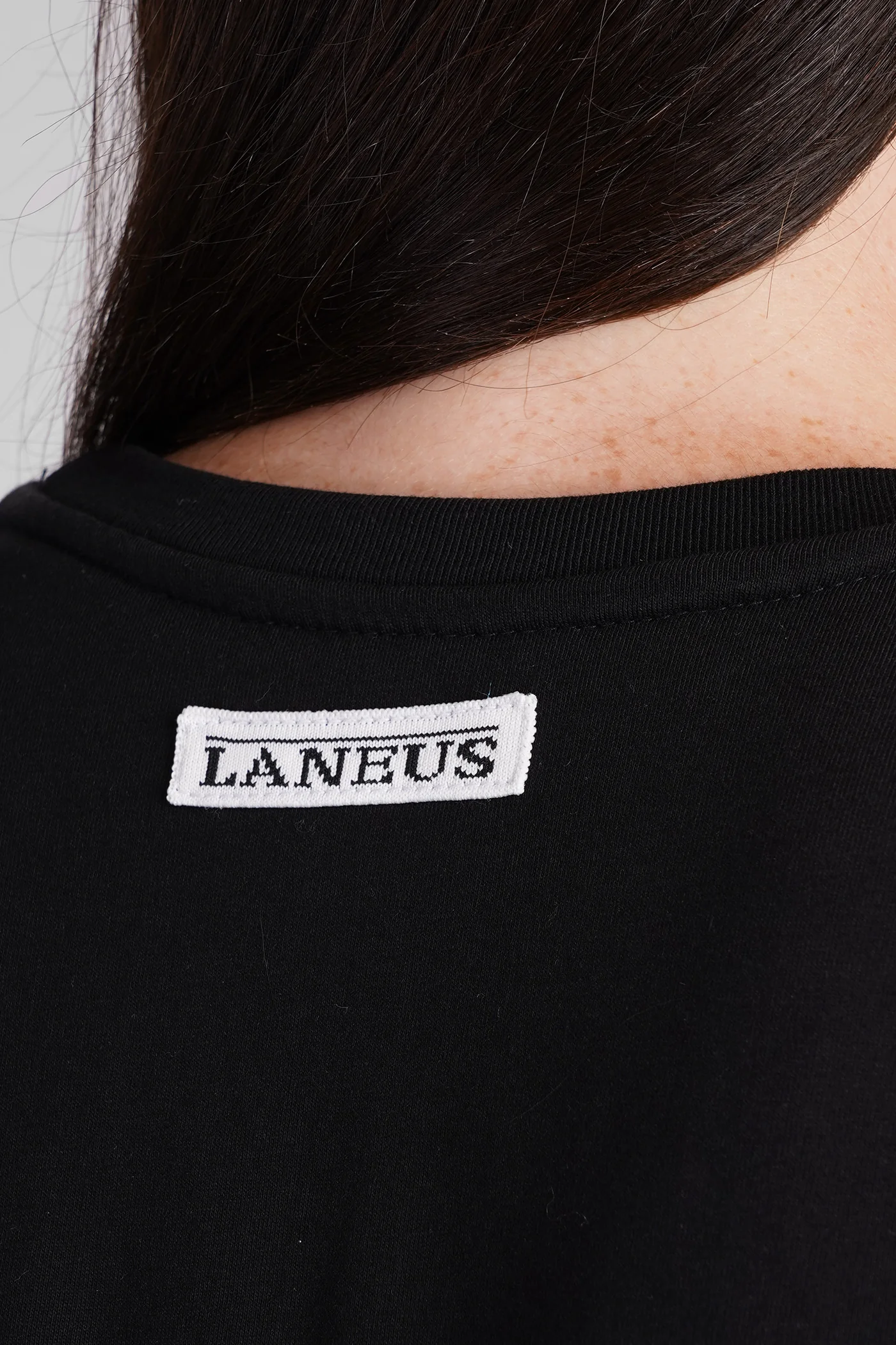 T-Shirt in black cotton - Image 5