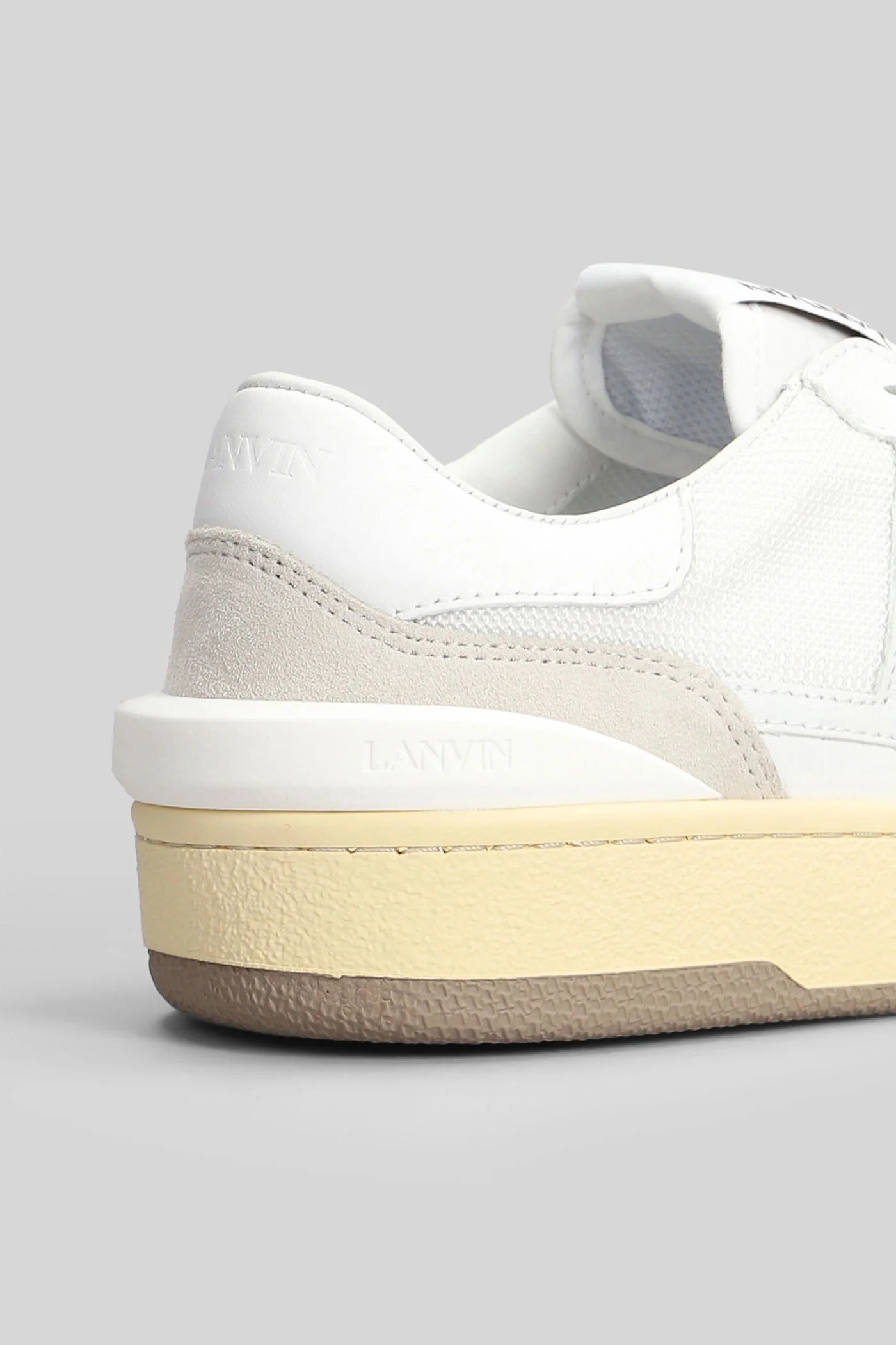 Clay low top Sneakers in white polyester - Image 5
