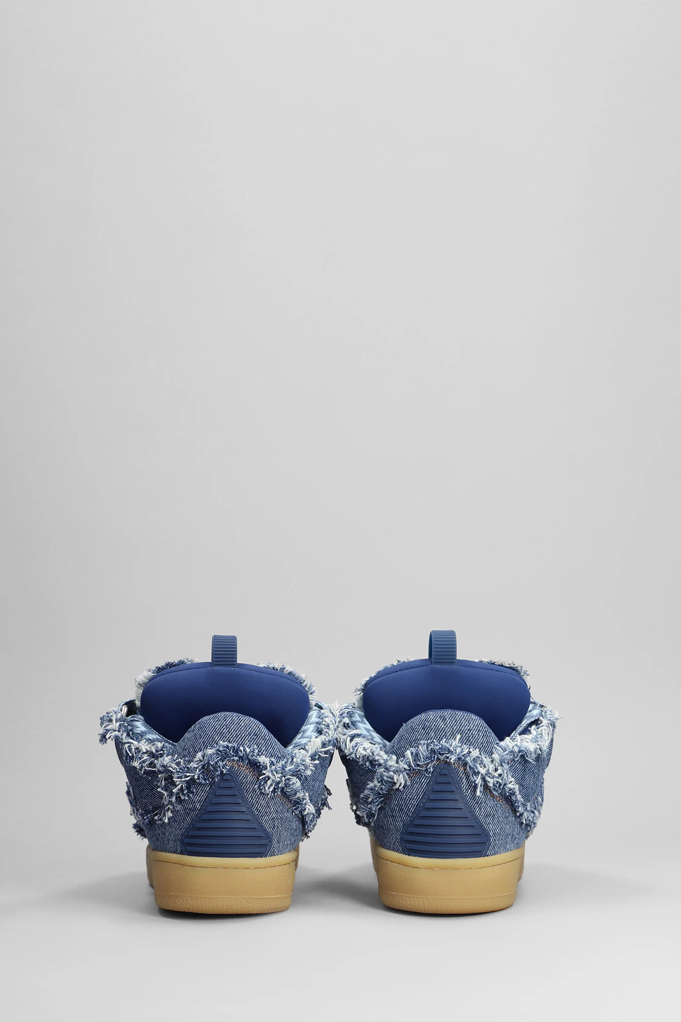 Curb Sneakers in blue cotton - Image 4