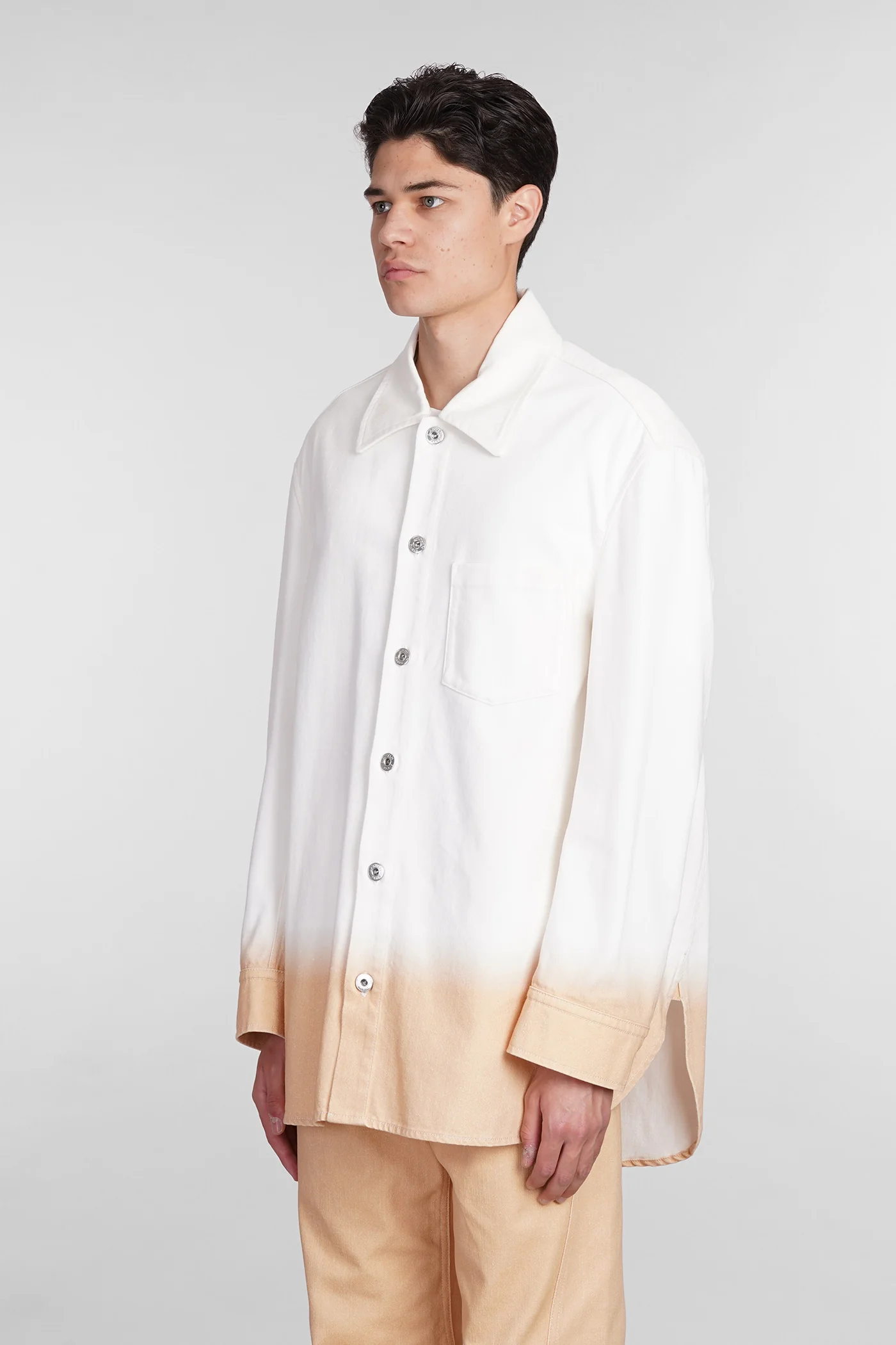 Denim Jackets in white cotton - Image 4