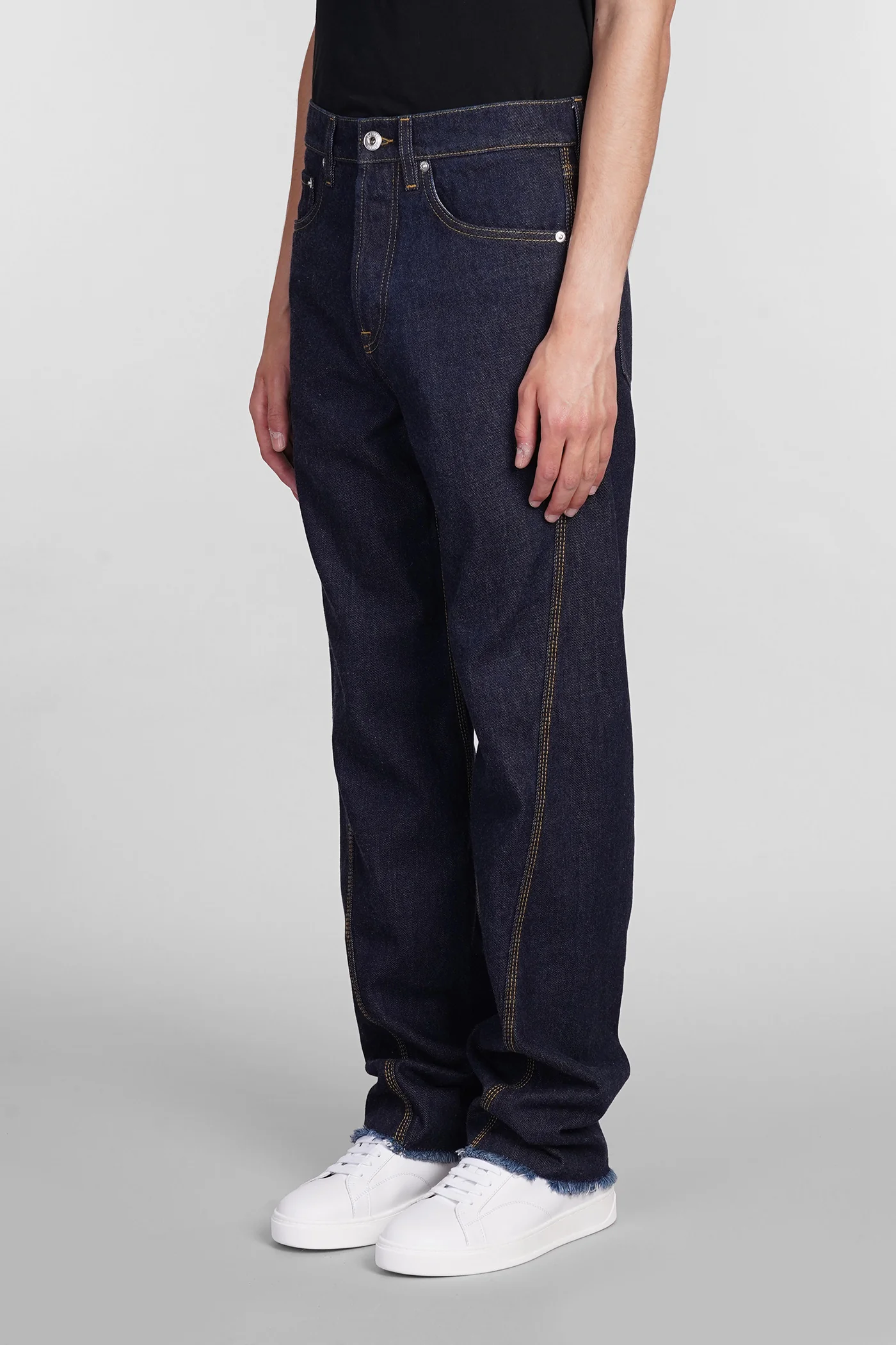 Jeans in blue cotton - Image 4