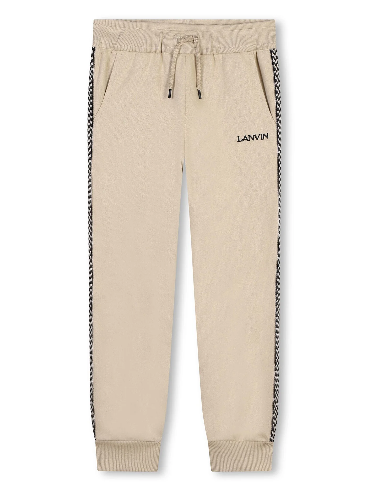 Pants in beige cotton