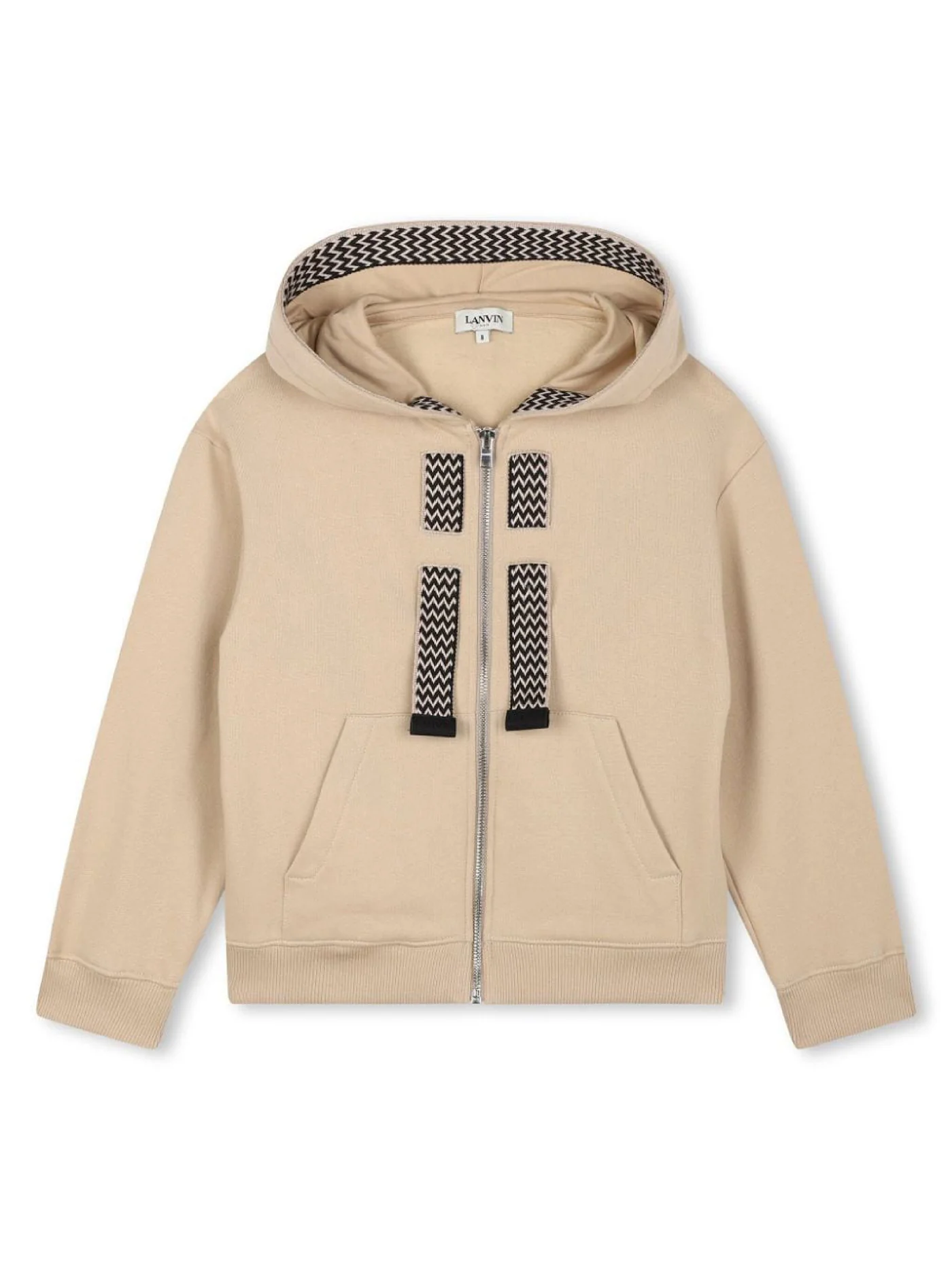 Sweatshirt in beige cotton