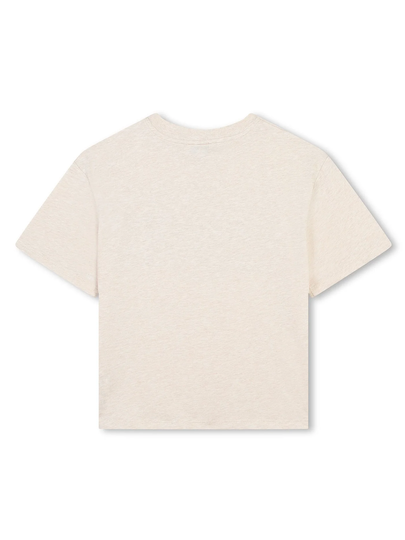 T-Shirt in beige cotton - Image 2