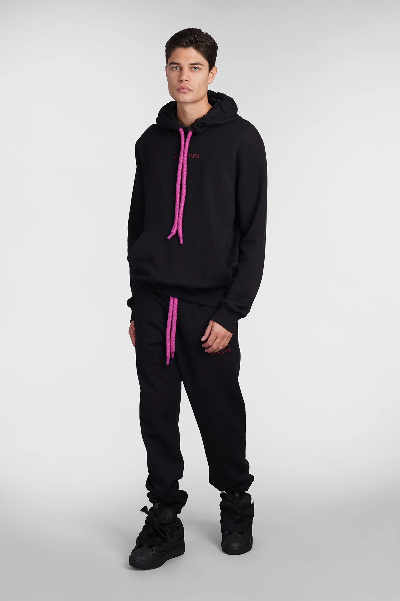 Pants in black cotton - Image 2