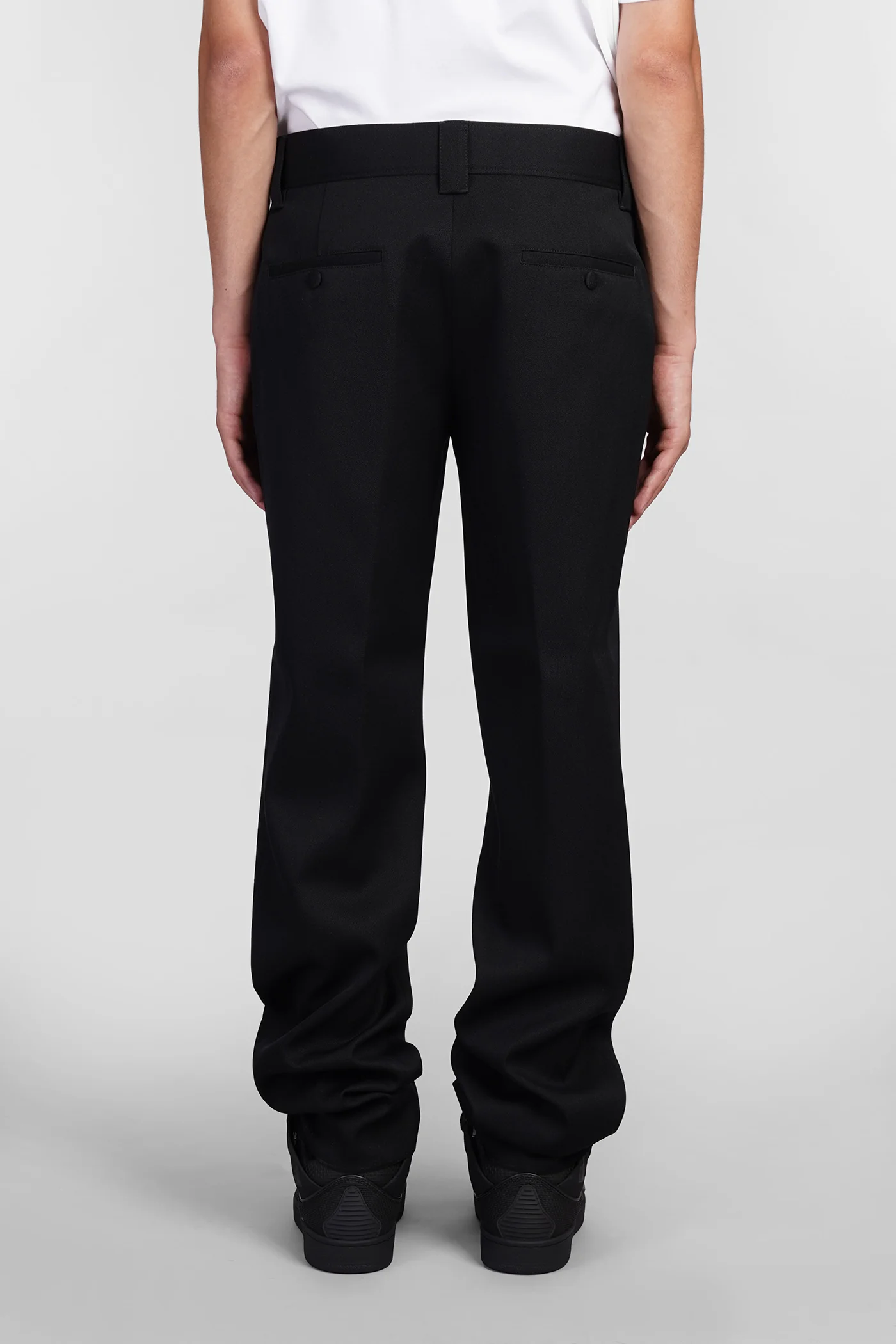 Pants in black wool - Image 3