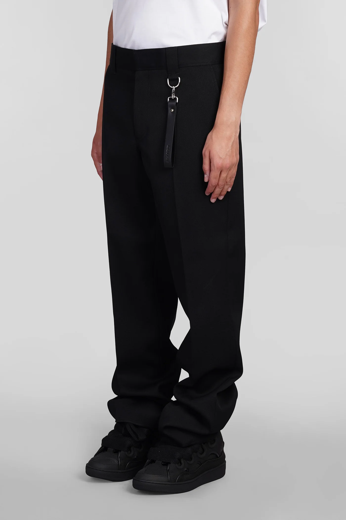 Pants in black wool - Image 4