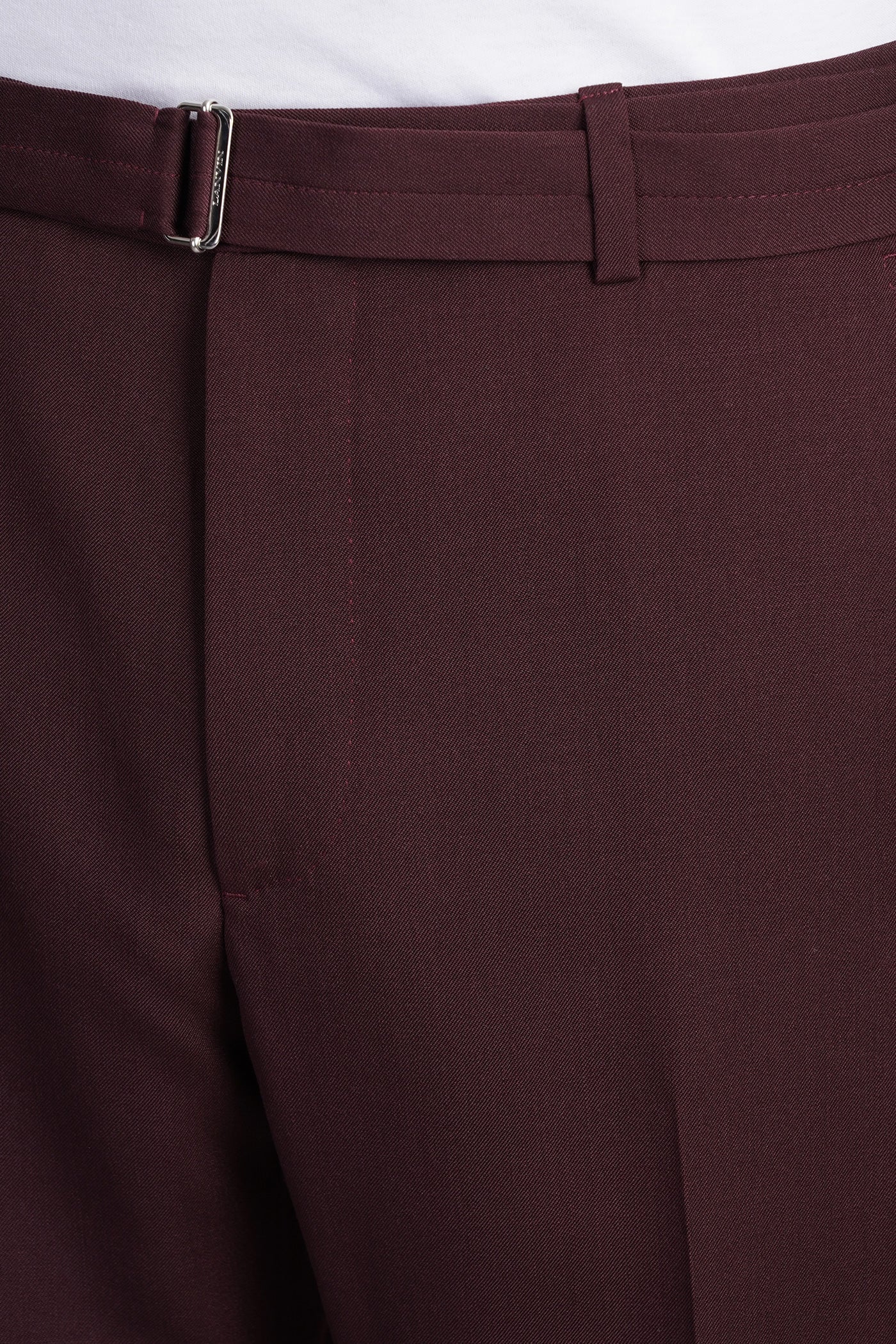 Pants in bordeaux wool - Image 5