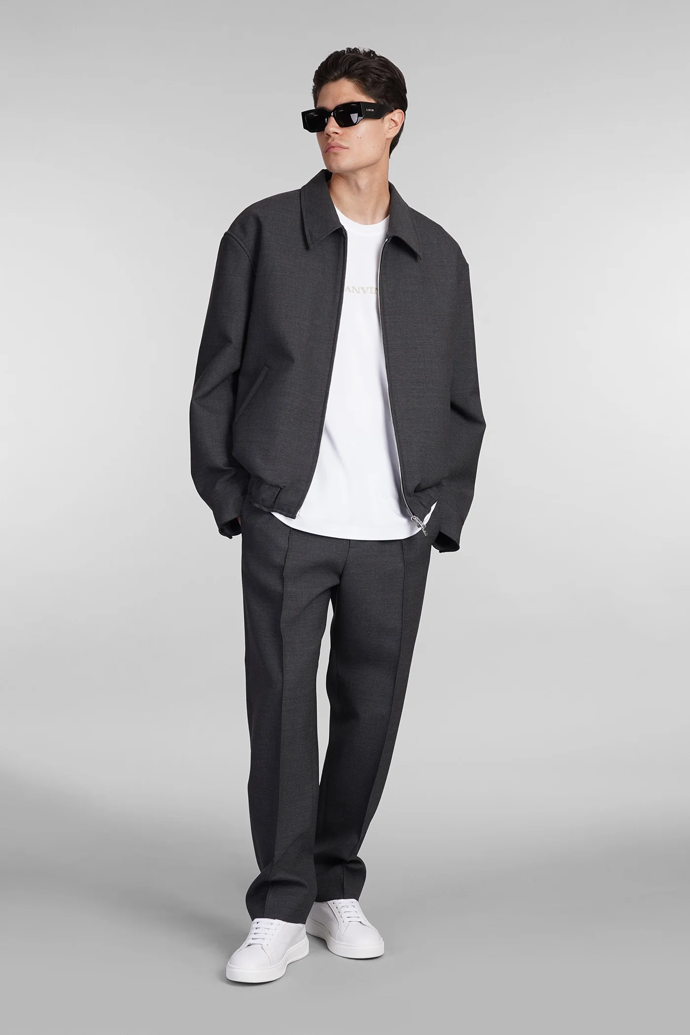 Pants in grey wool - Image 2