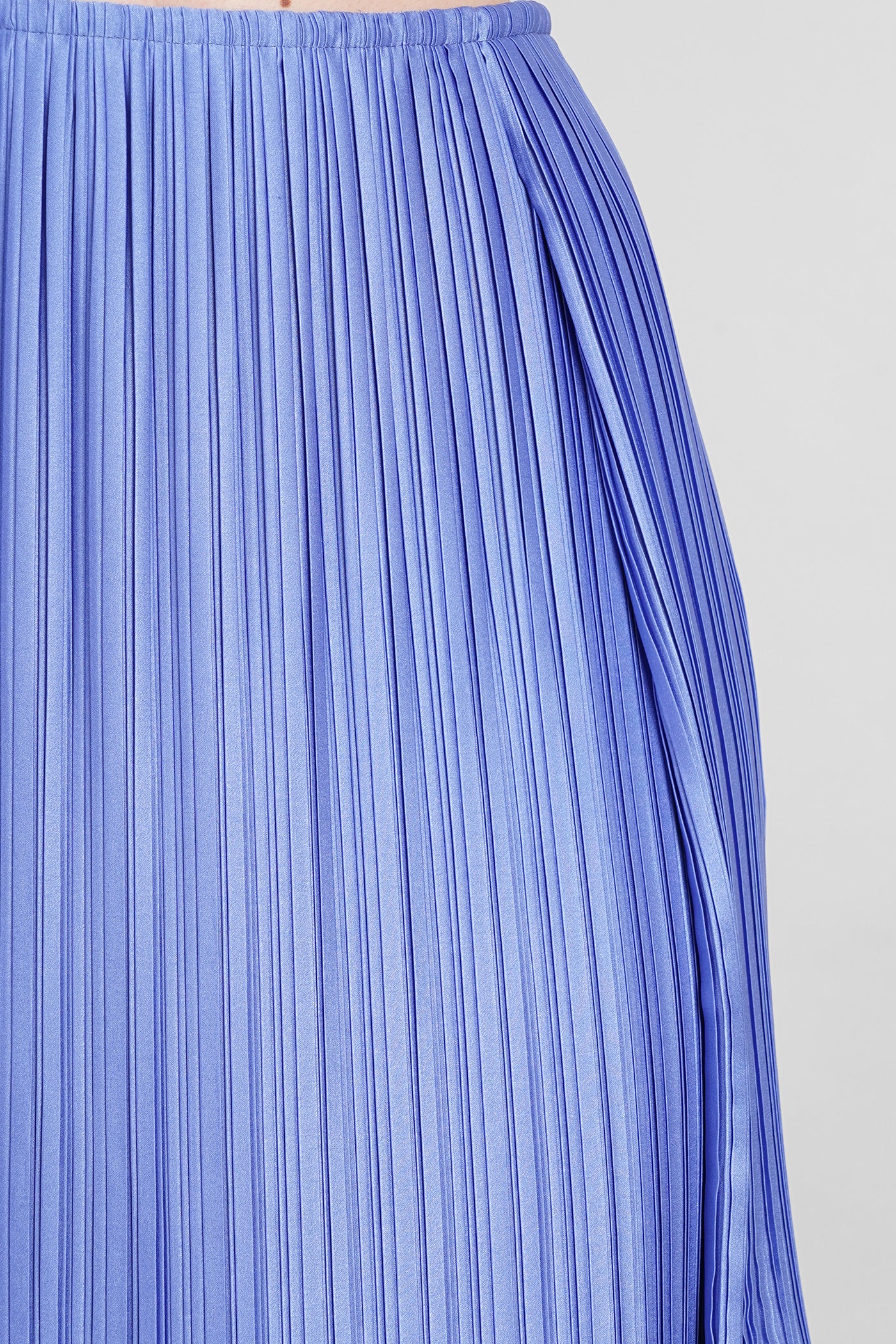 Skirt in blue polyester - Image 5