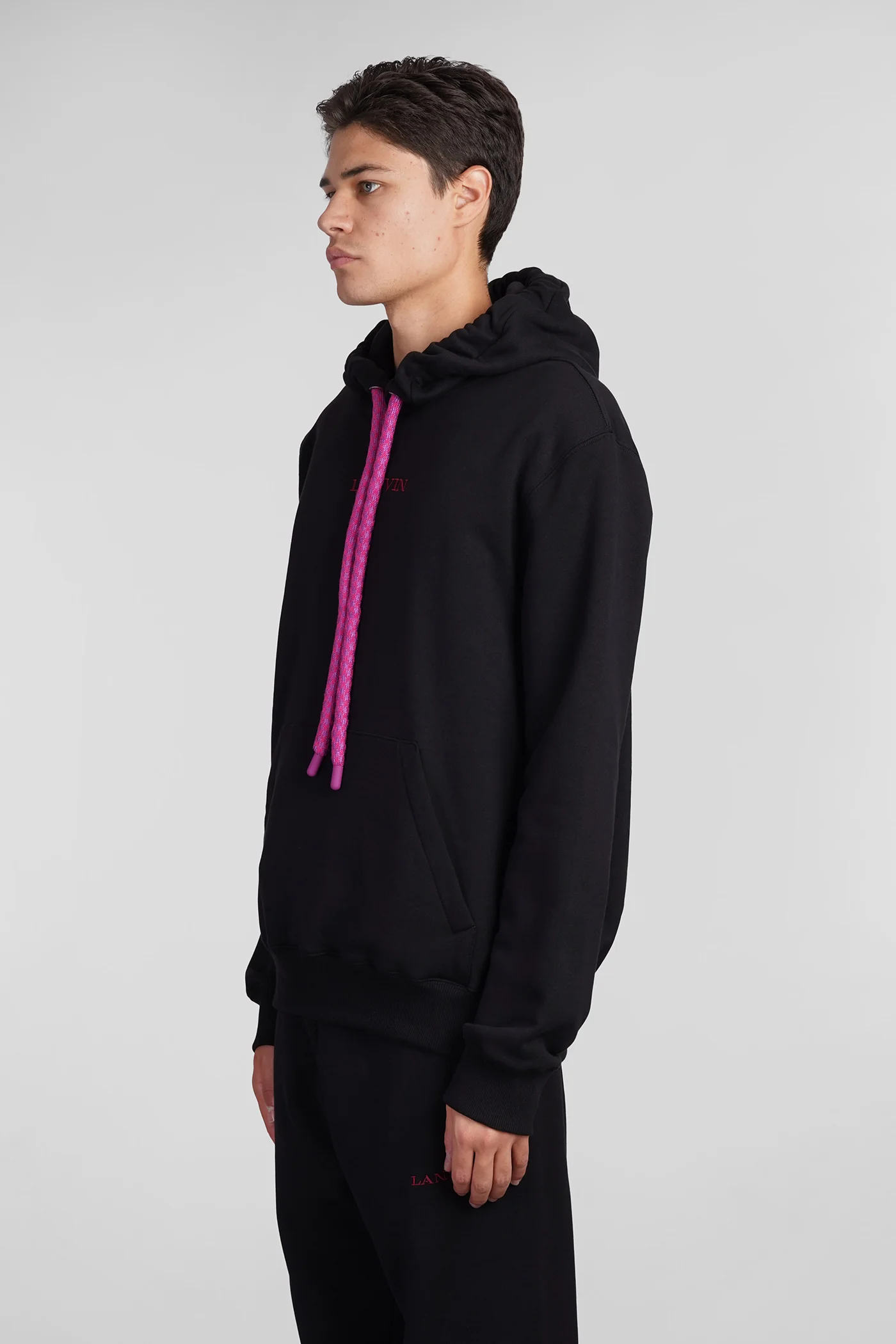 Sweatshirt in black cotton - Image 4
