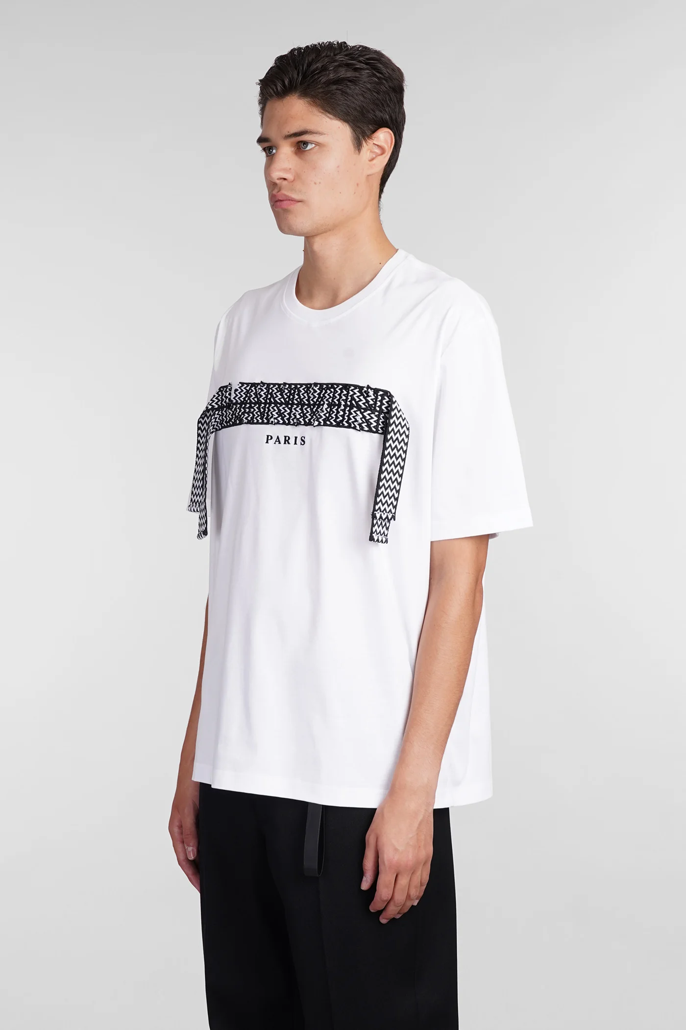 T-Shirt in white cotton - Image 4