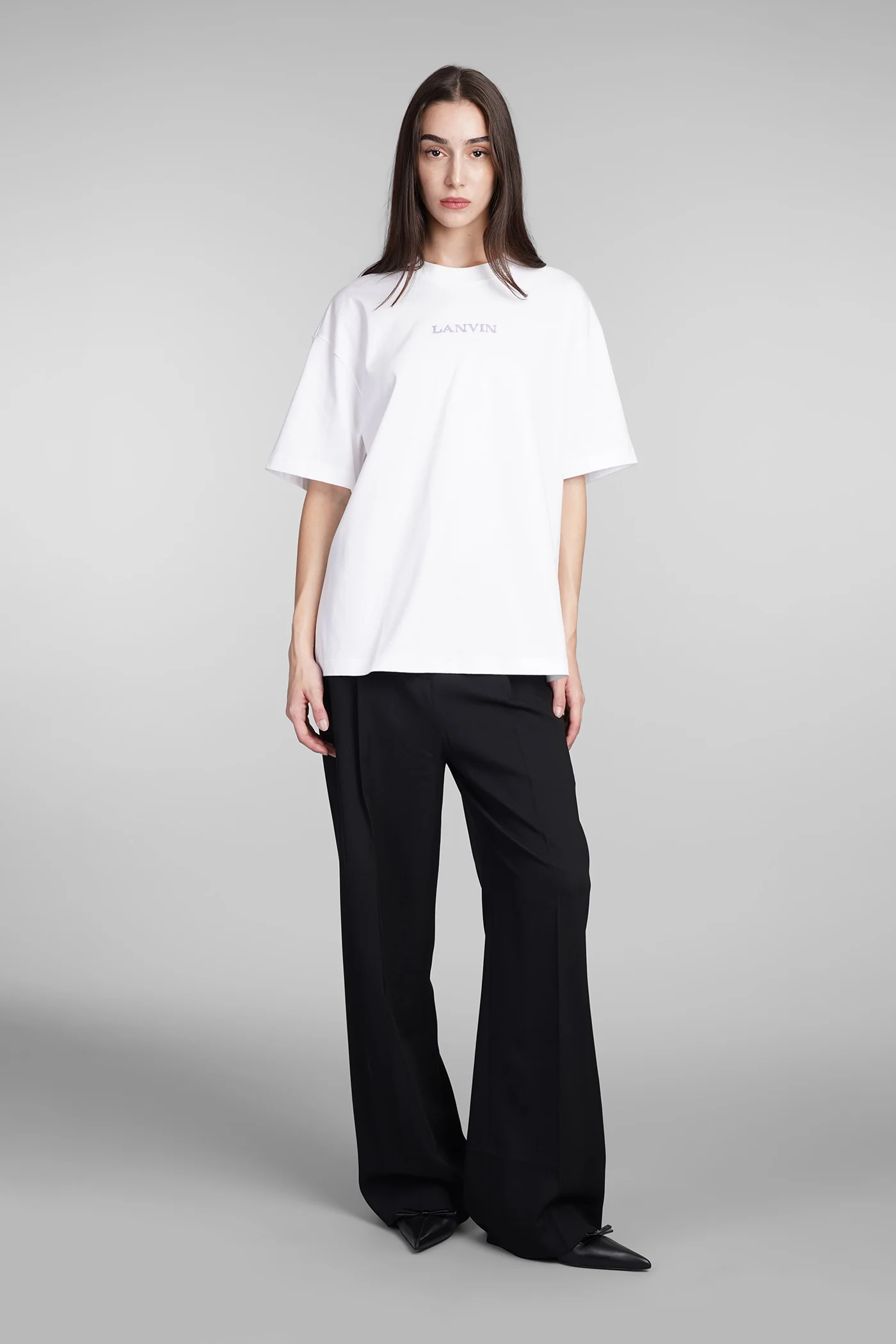 T-Shirt in white cotton - Image 2