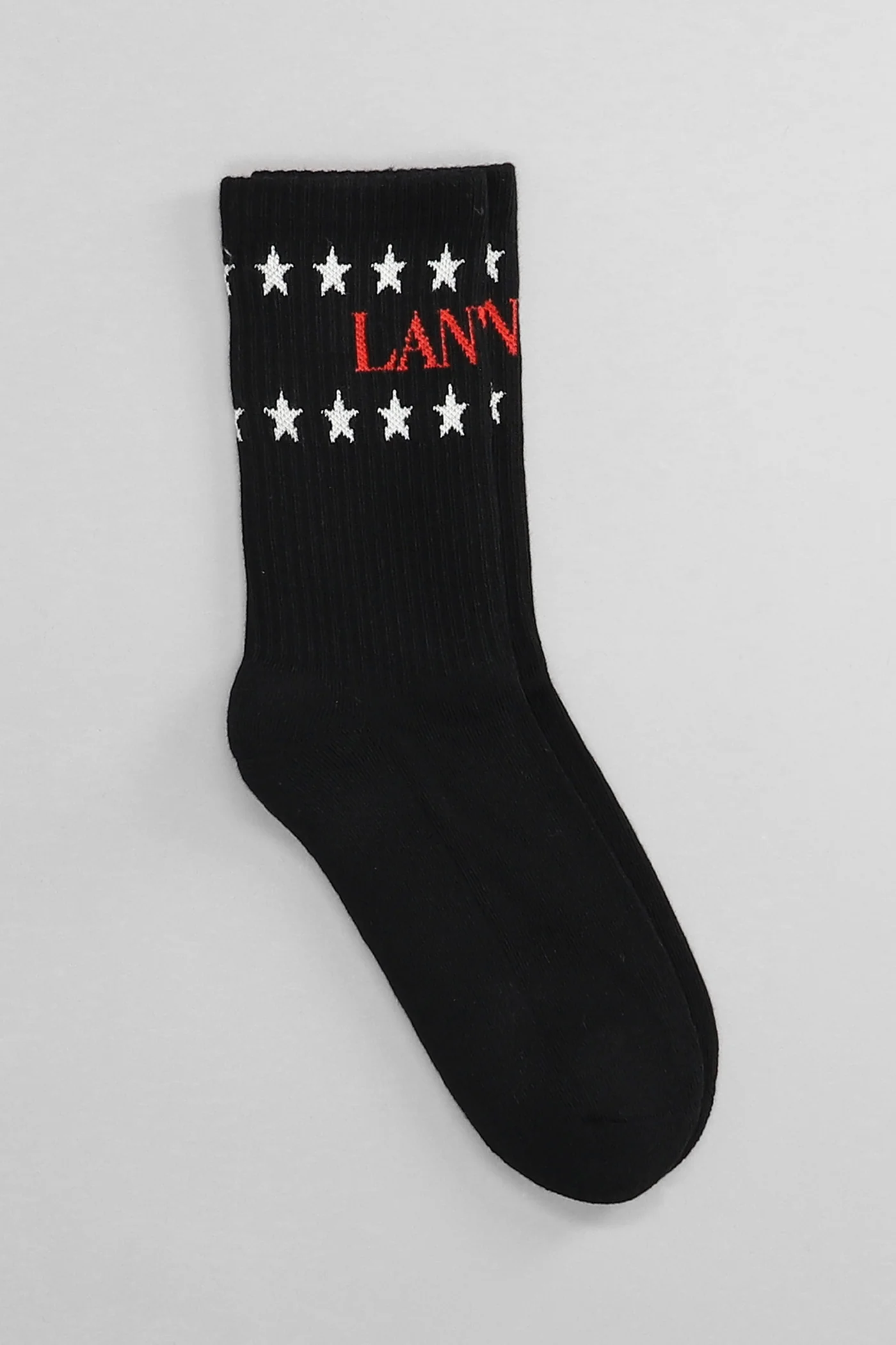 Socks in black cotton