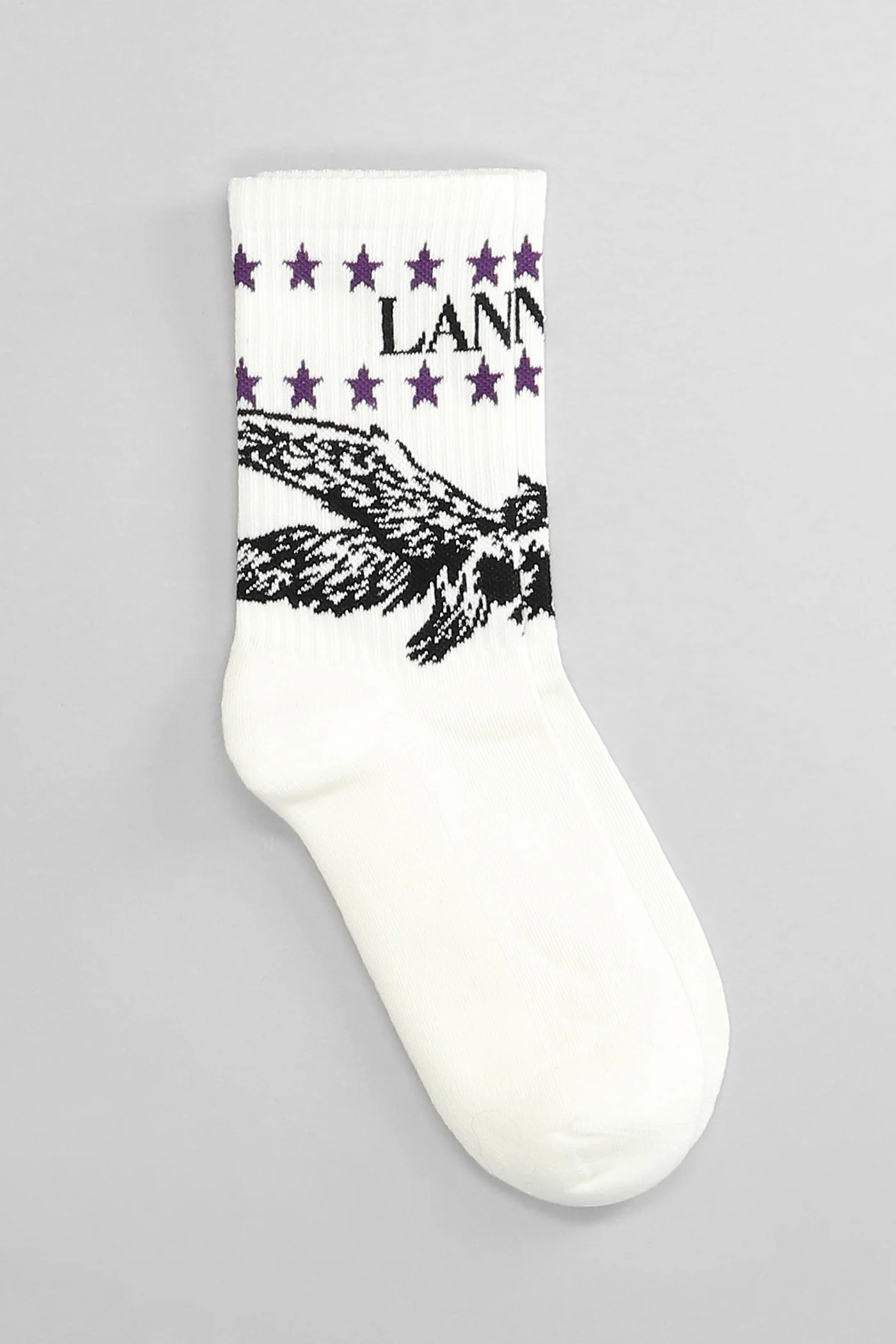 Socks in white cotton