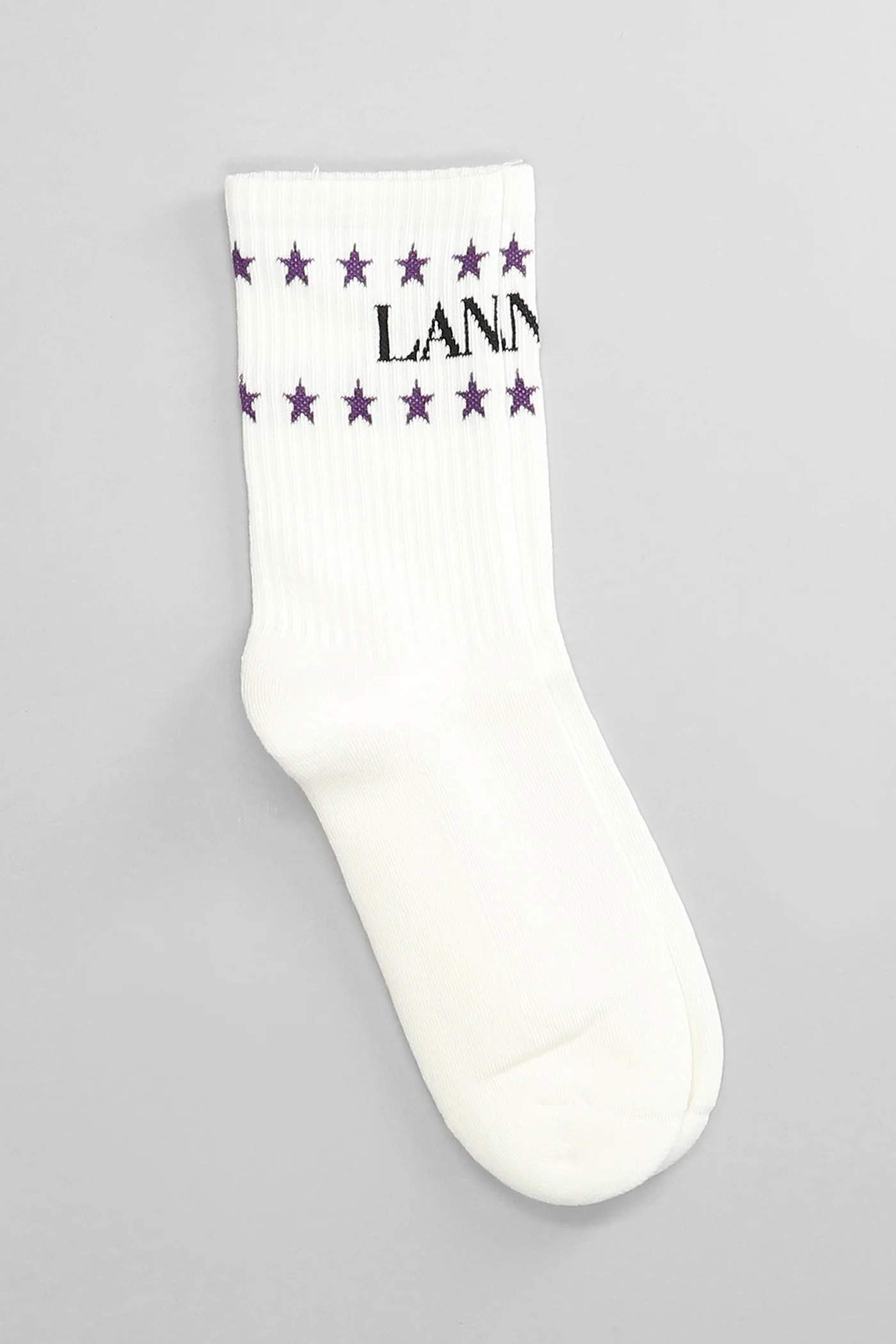 Socks in white cotton