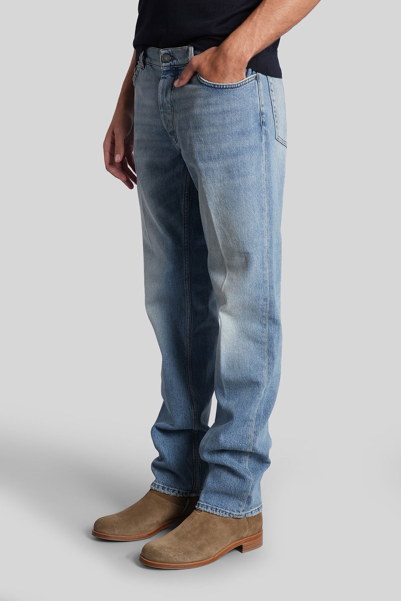 Jeans in blue denim - Image 4