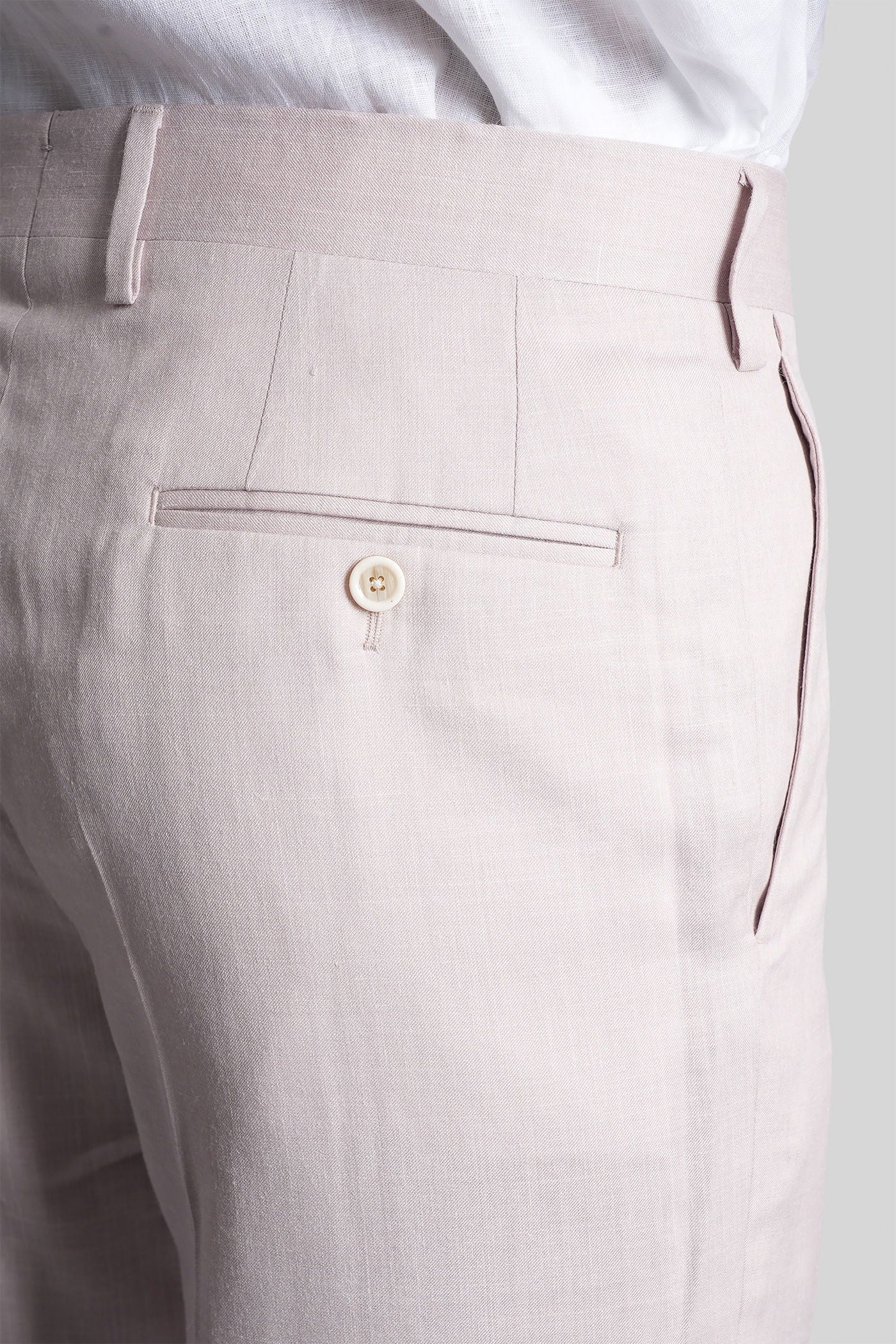Pants in rose-pink wool - Image 5