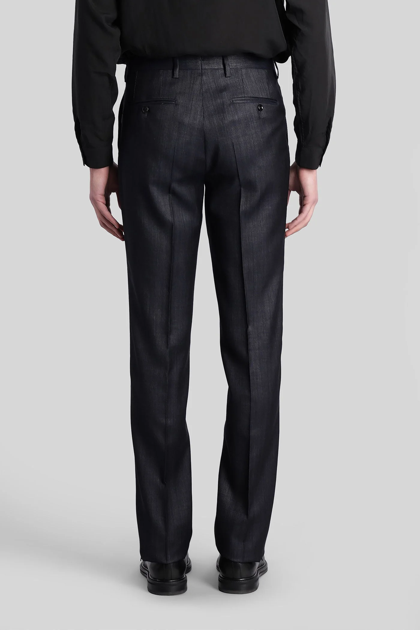 Suit in blue wool - Image 5