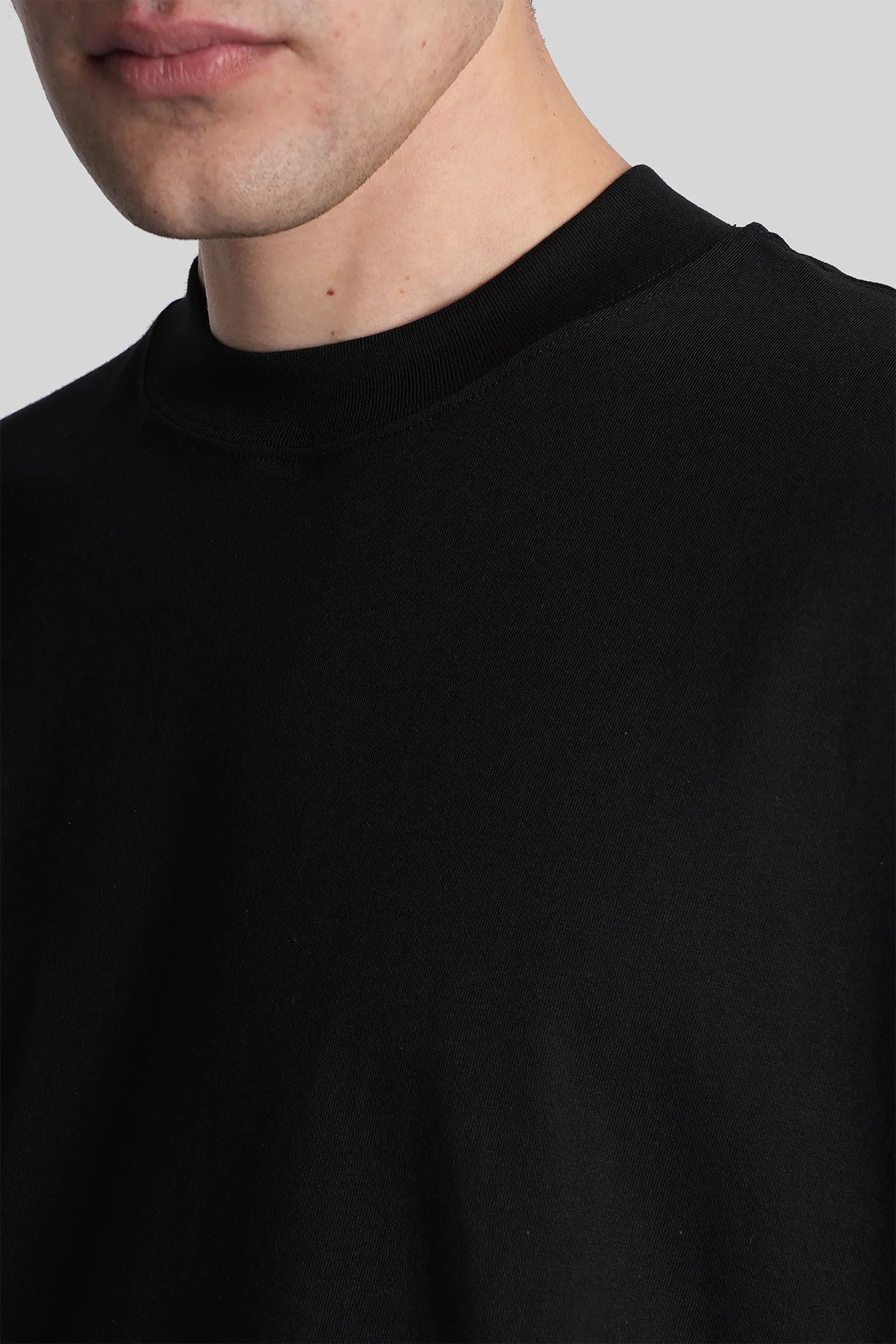 T-Shirt in black cotton - Image 5