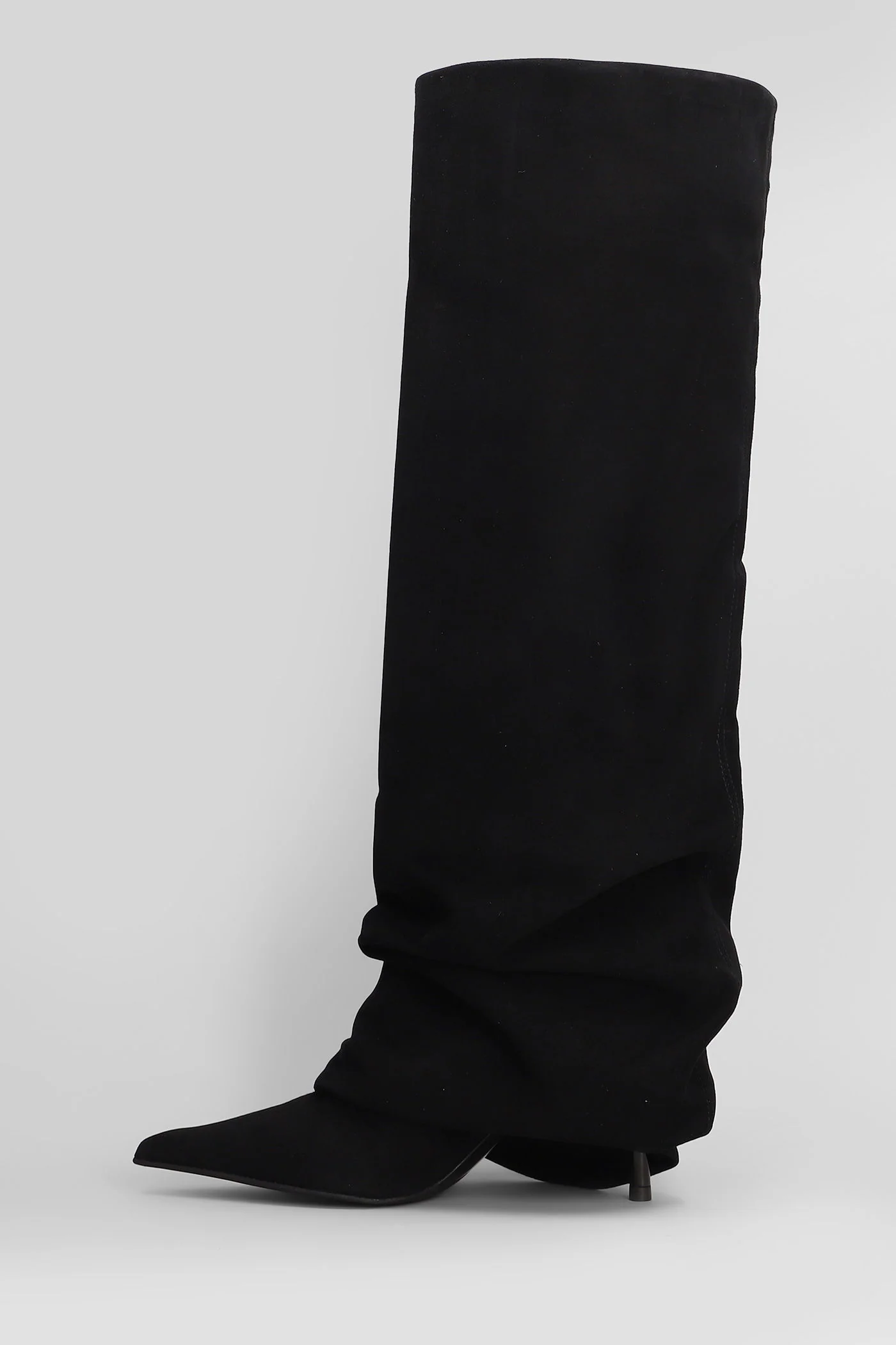 Andy High heels boots in black suede - Image 3