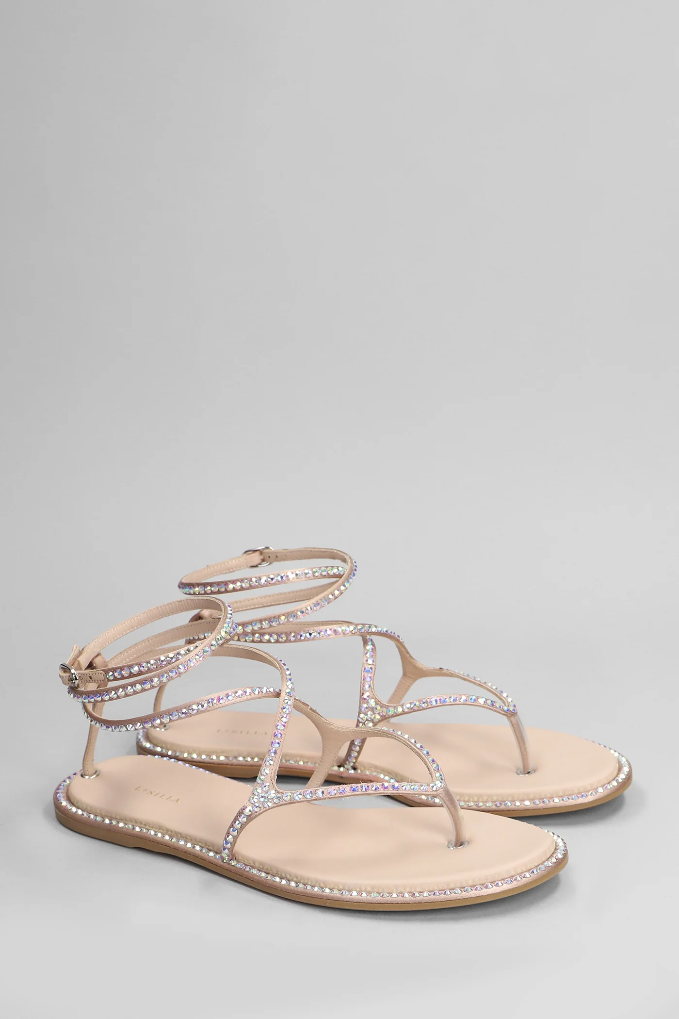 Belen Flats in powder leather - Image 2