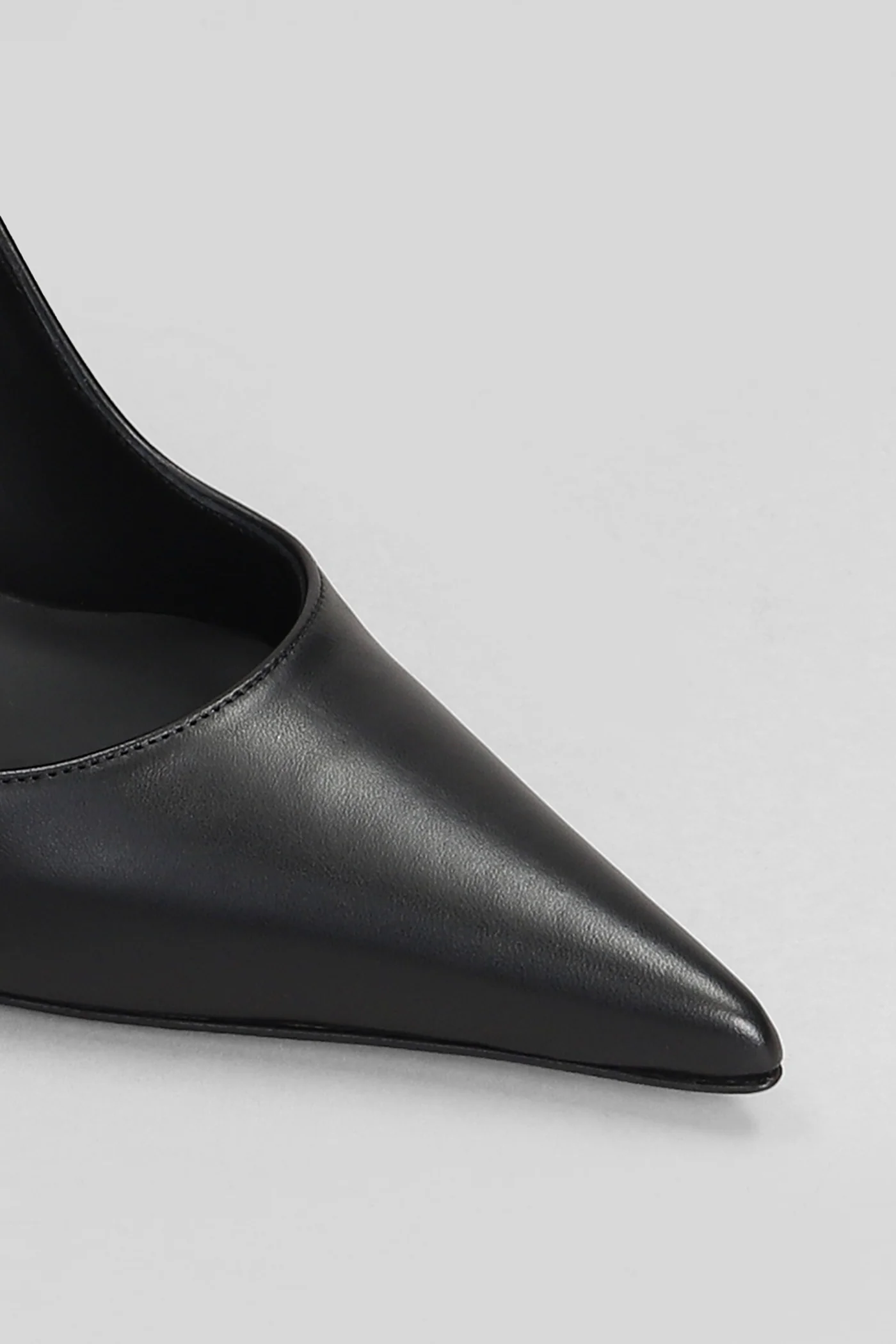 Bella Pumps in black leather - Image 5
