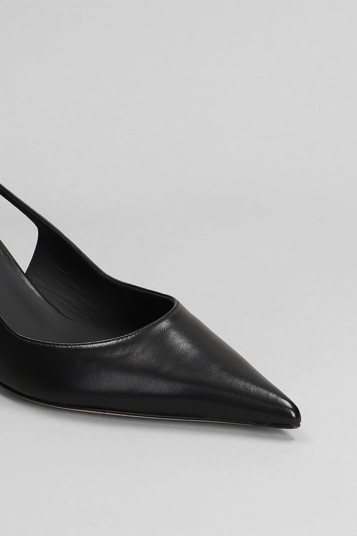 Bella Pumps in black leather - Image 5