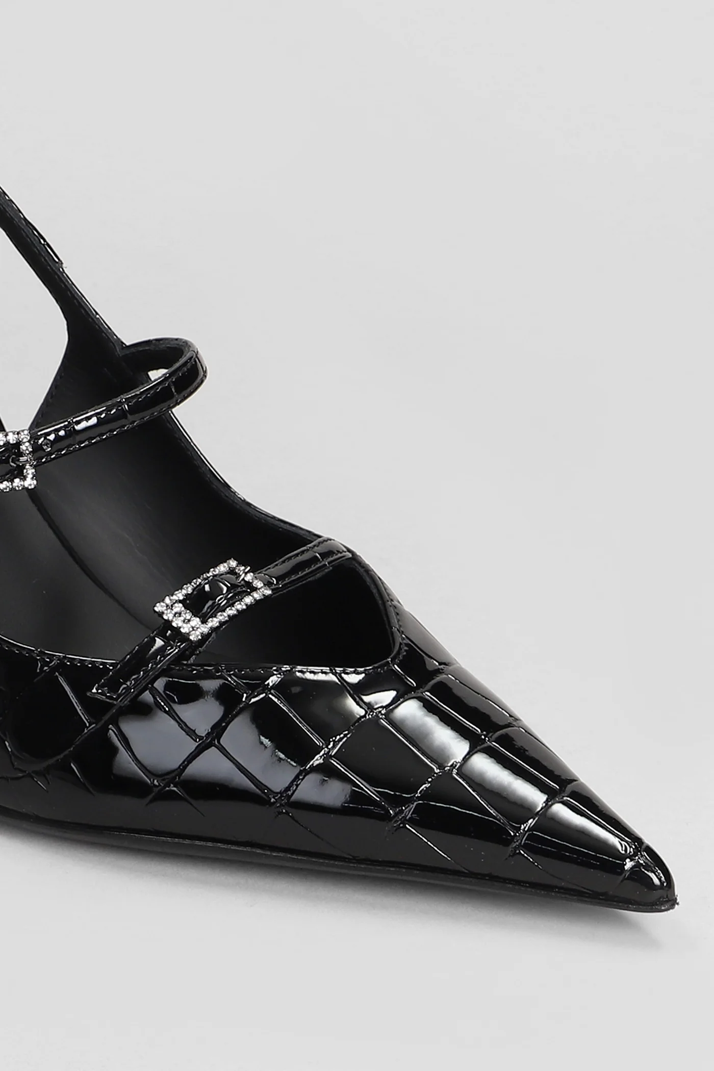 Morgana Pumps in black leather - Image 5