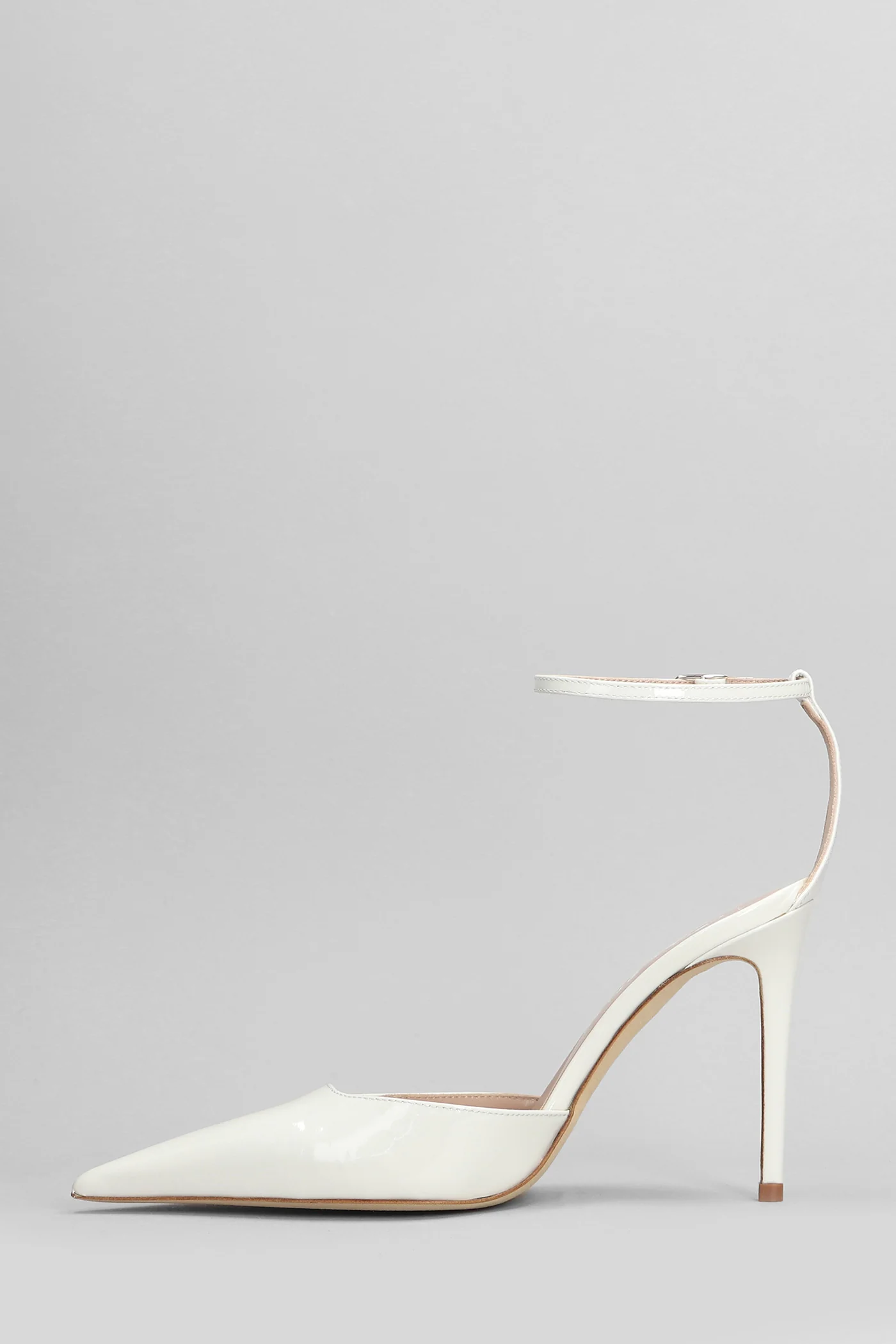 Pumps in white patent leather - Image 3