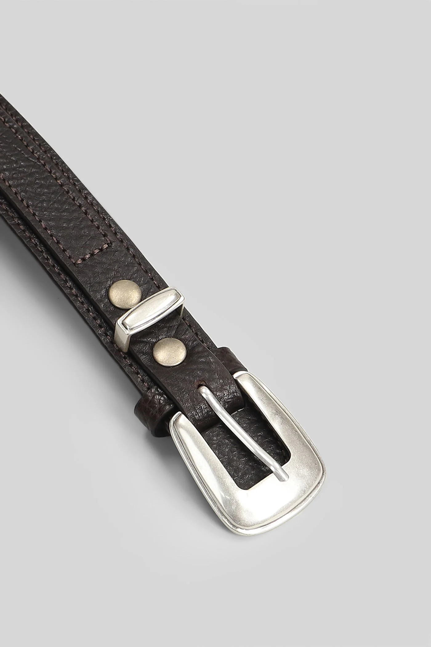 Belts in brown leather - Image 2