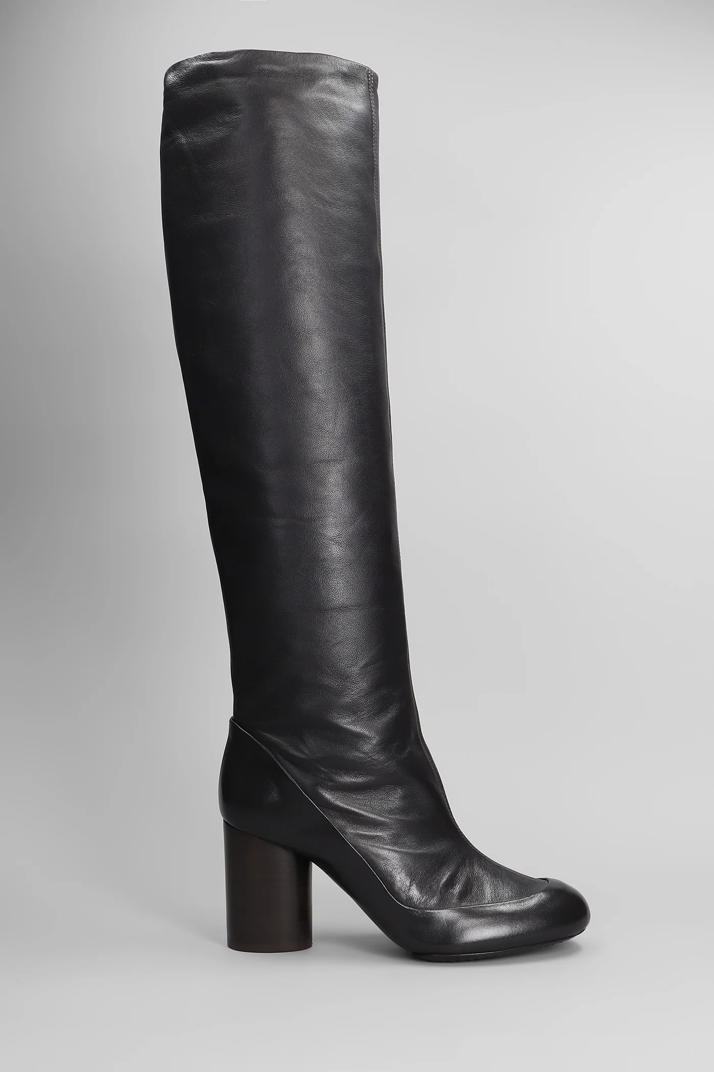 Boots in brown leather - Image 6