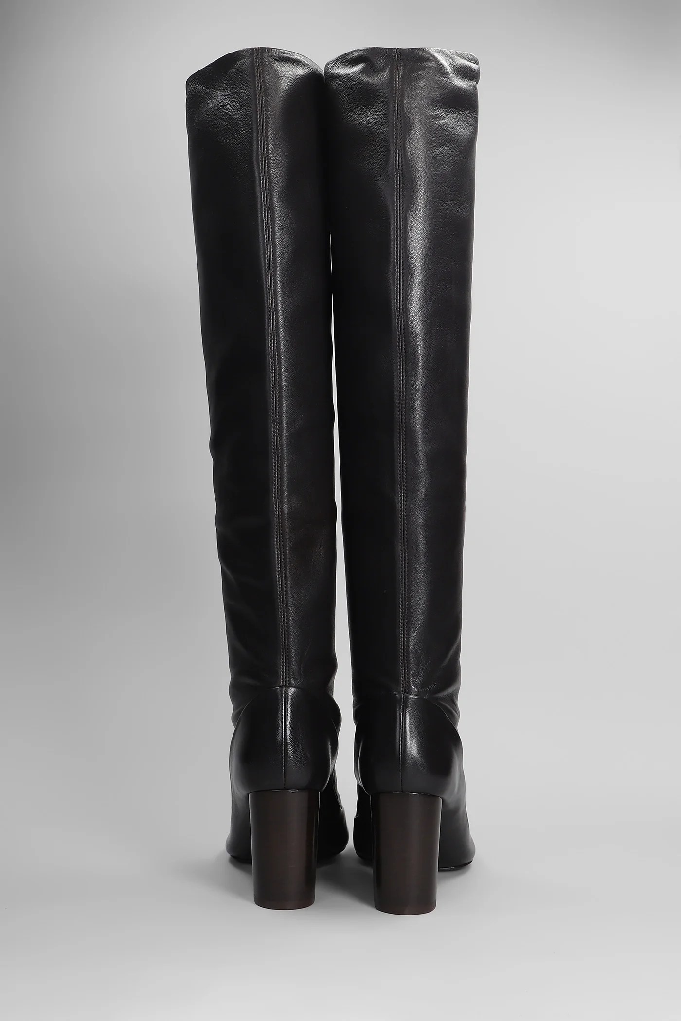 Boots in brown leather - Image 9