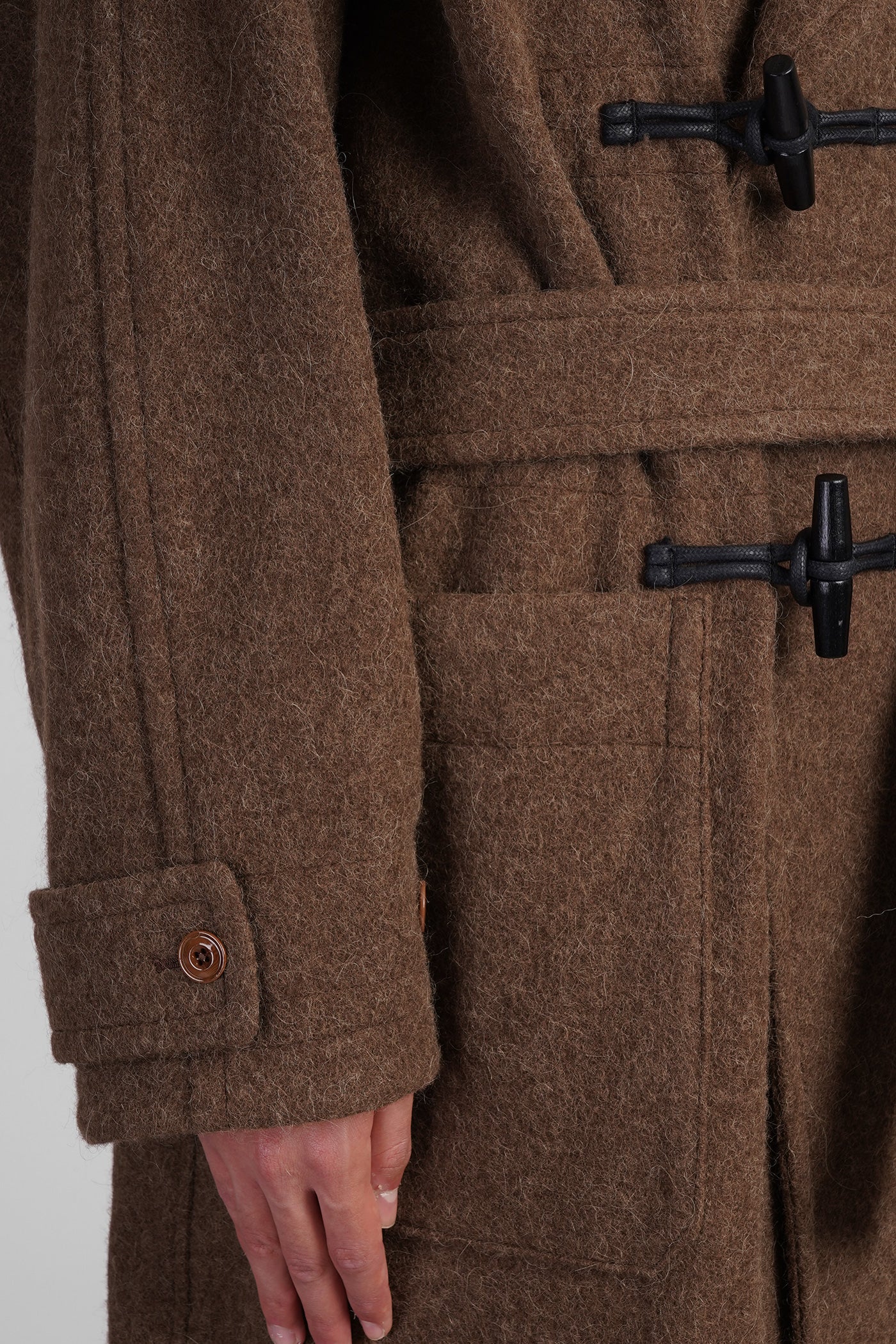 Coat in brown wool - Image 5