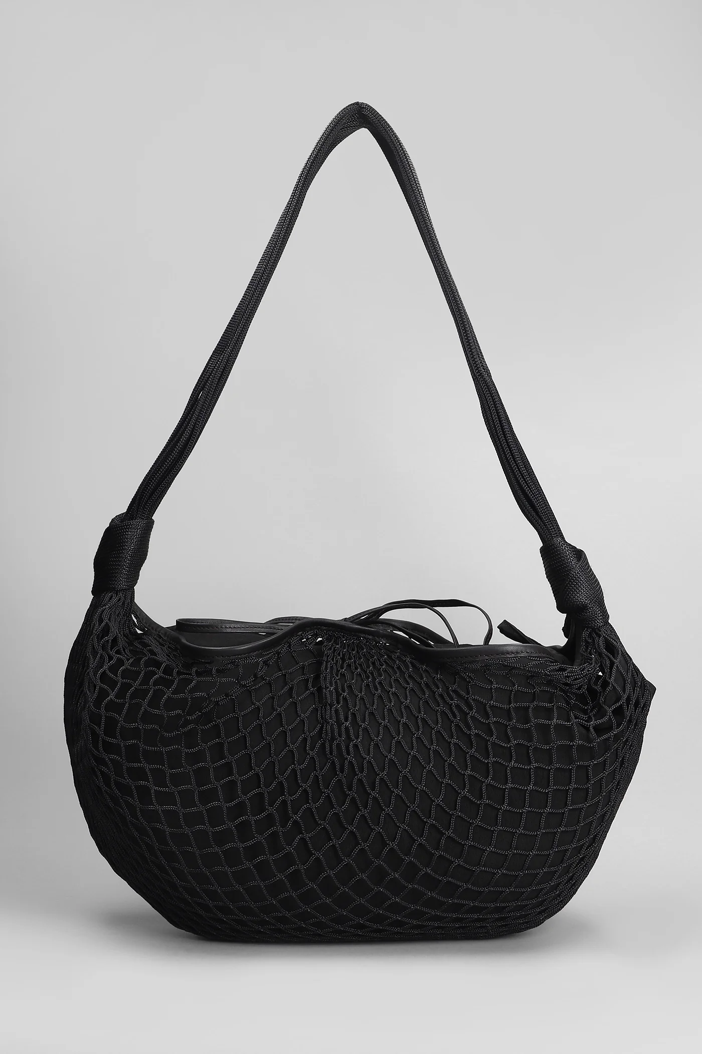 Croissant flit Shoulder bag in black polyester - Image 3