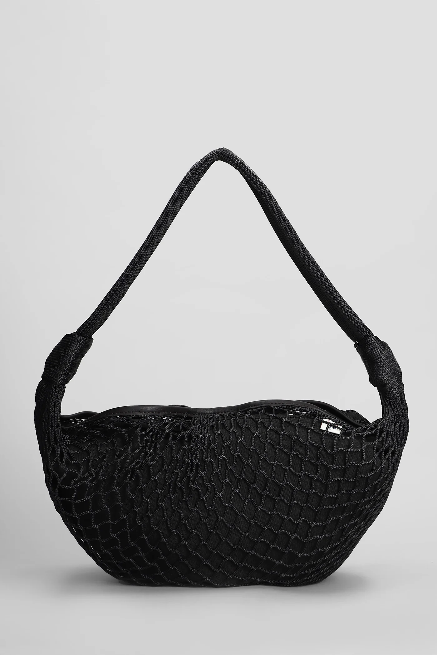 Fortune croissant Shoulder bag in black polyamide - Image 2