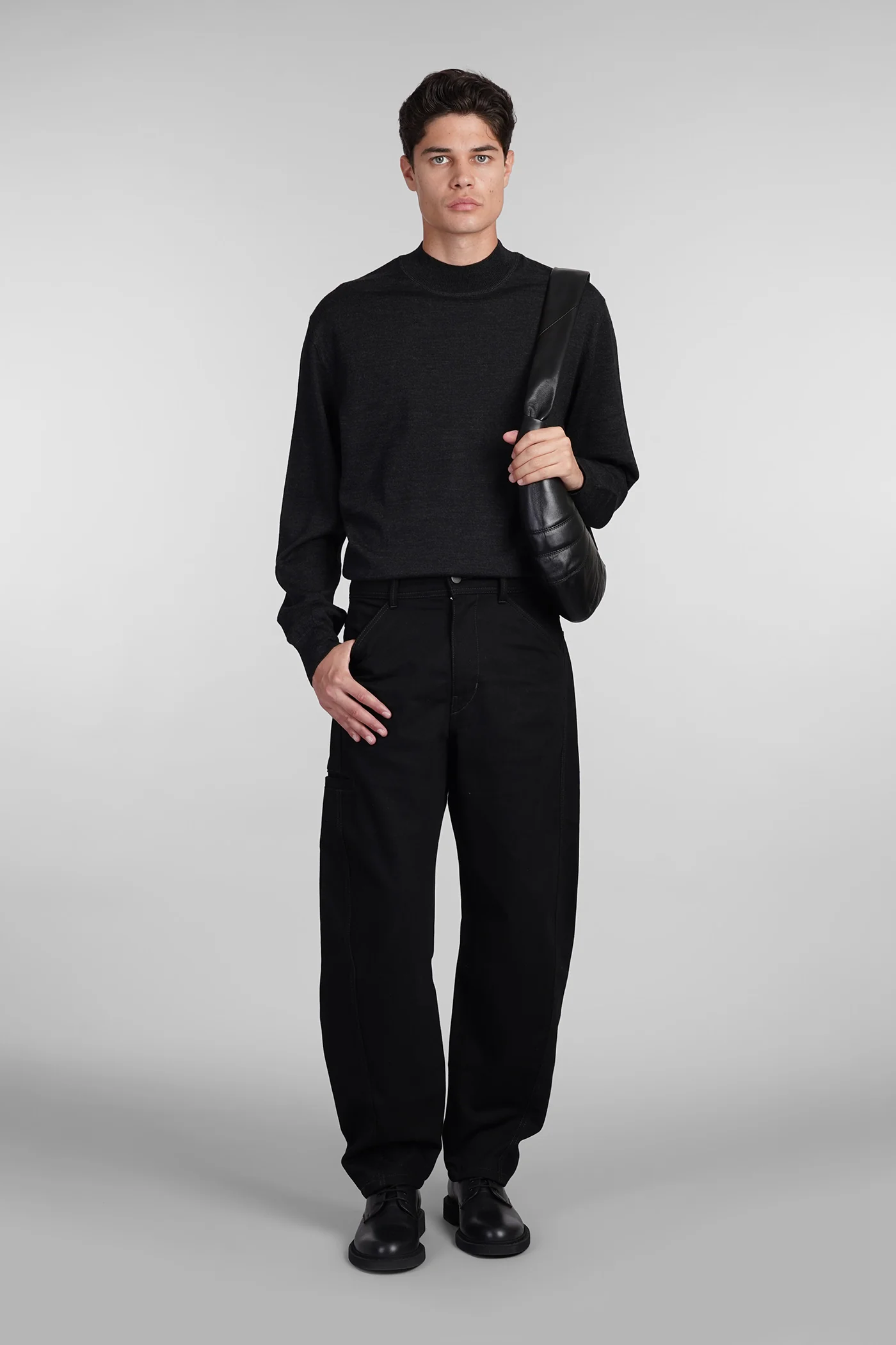 Knitwear in grey wool - Image 2