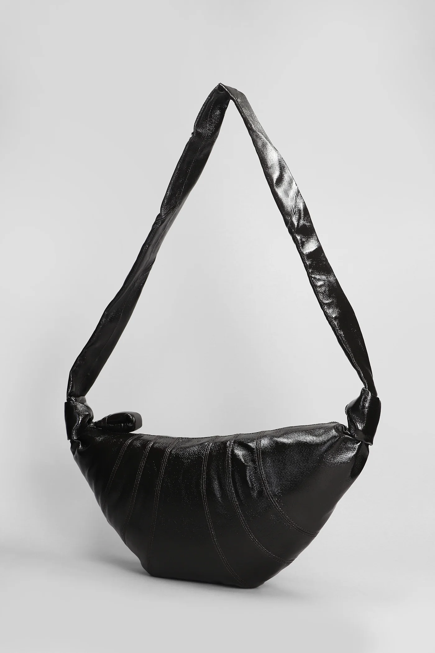 Medium croissant Shoulder bag in brown cotton - Image 2