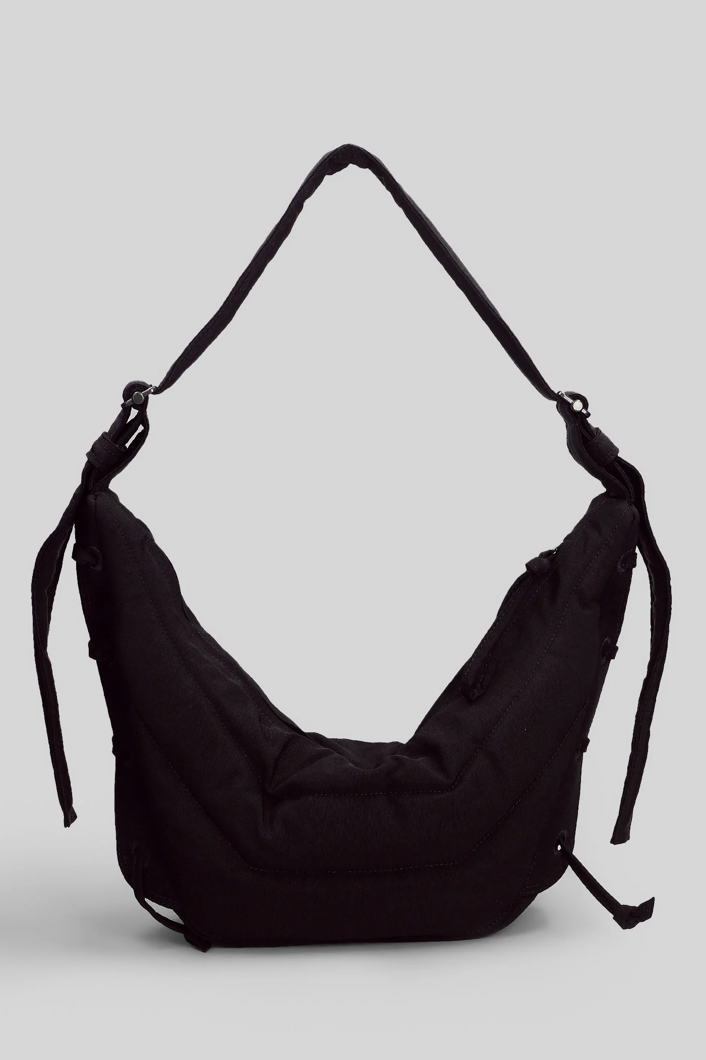Medium soft game Shoulder bag in brown polyamide - Image 3