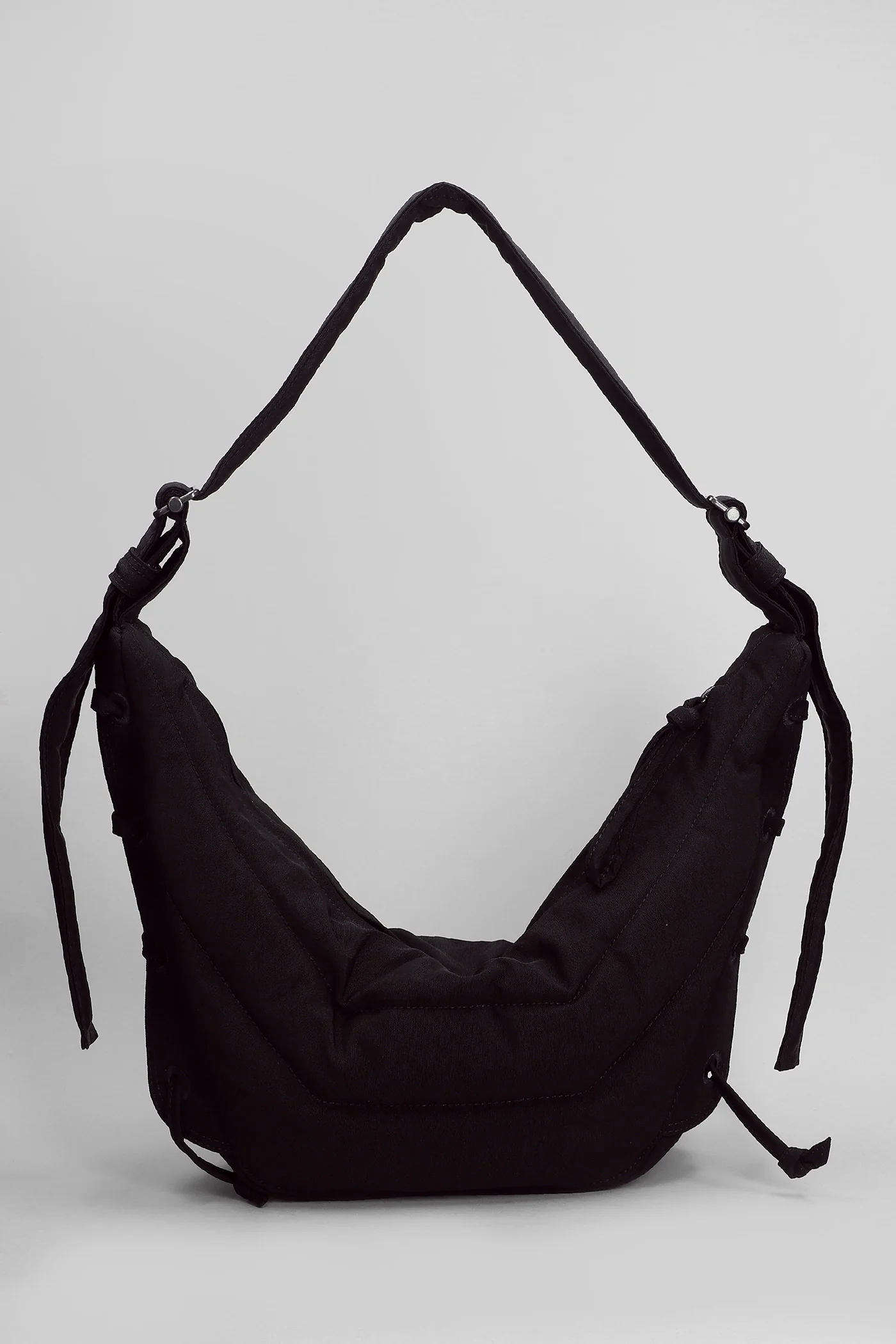 Medium soft game Shoulder bag in brown polyamide - Image 3
