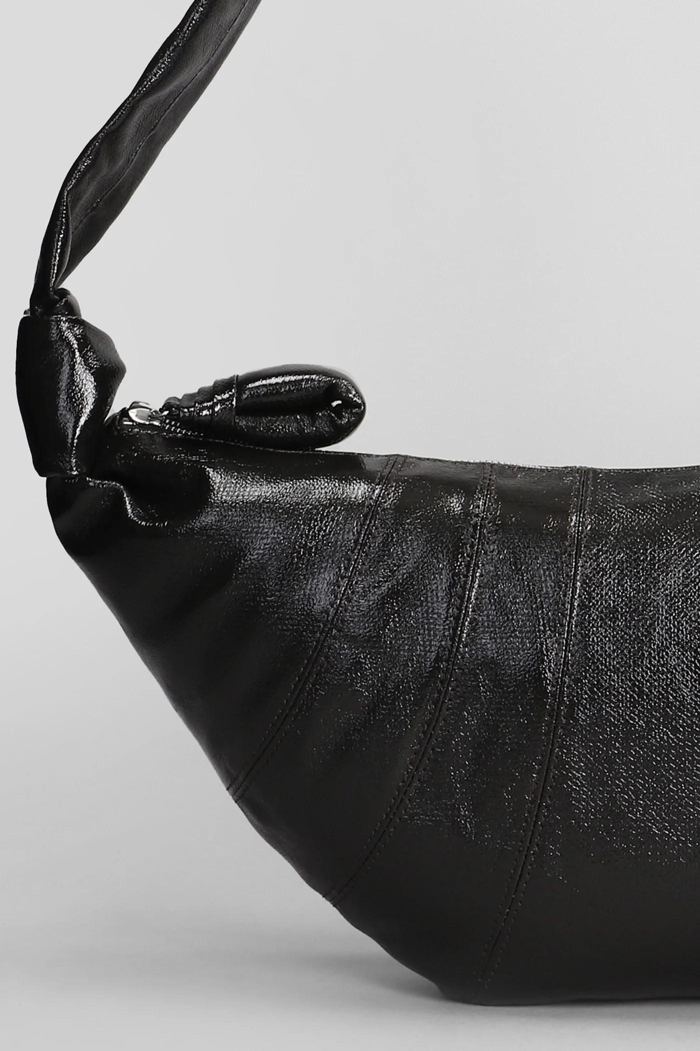 Mrdium croissant Shoulder bag in brown cotton - Image 4