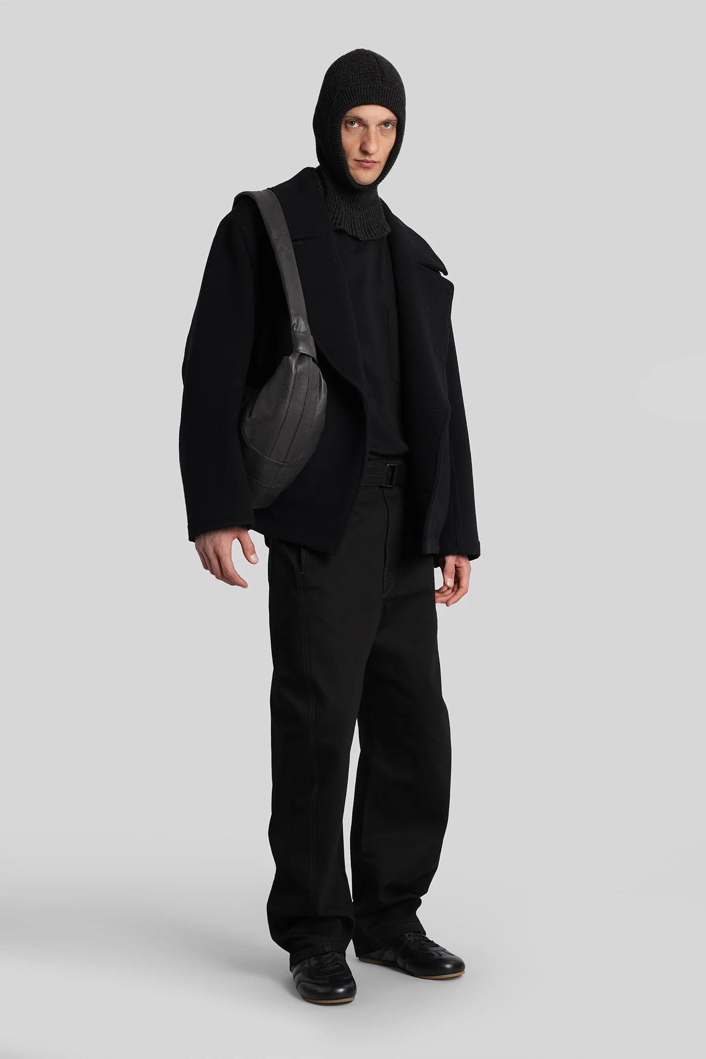 Pants in black cotton - Image 2