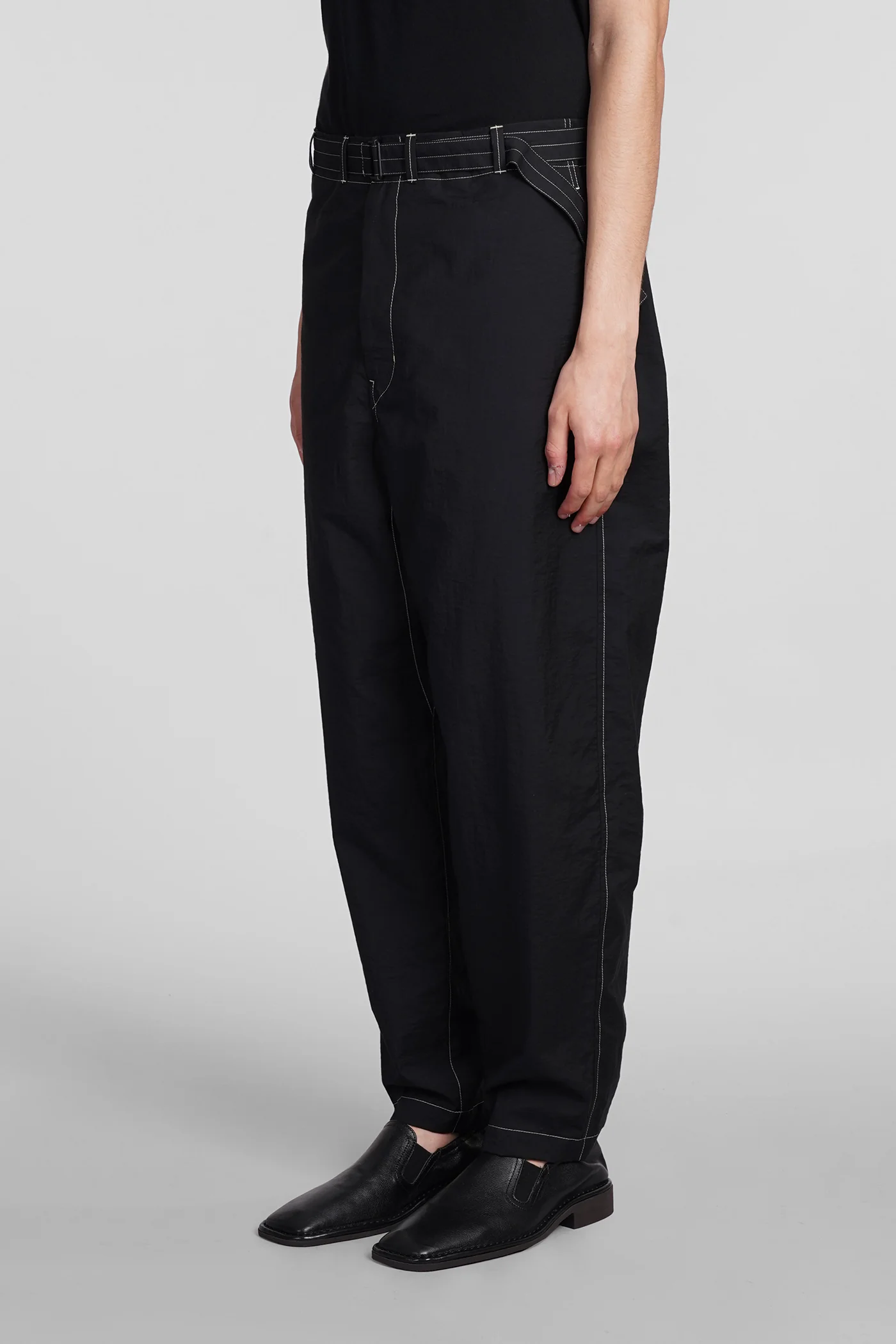 Pants in black cotton - Image 4