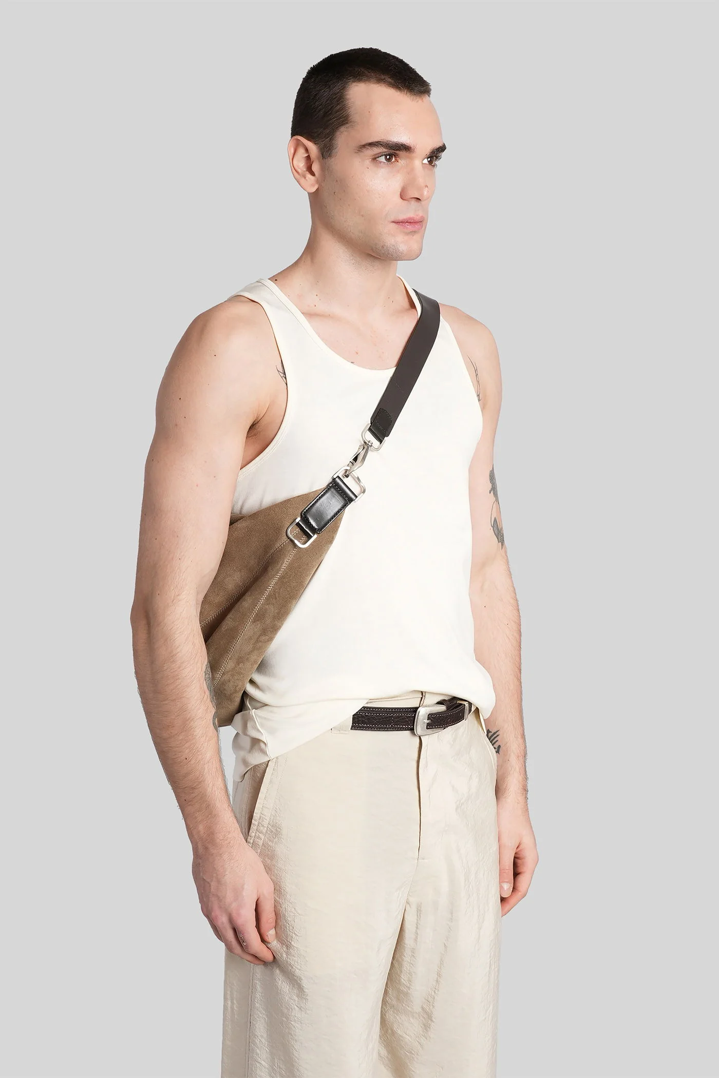 tank Top in white cotton - Image 4