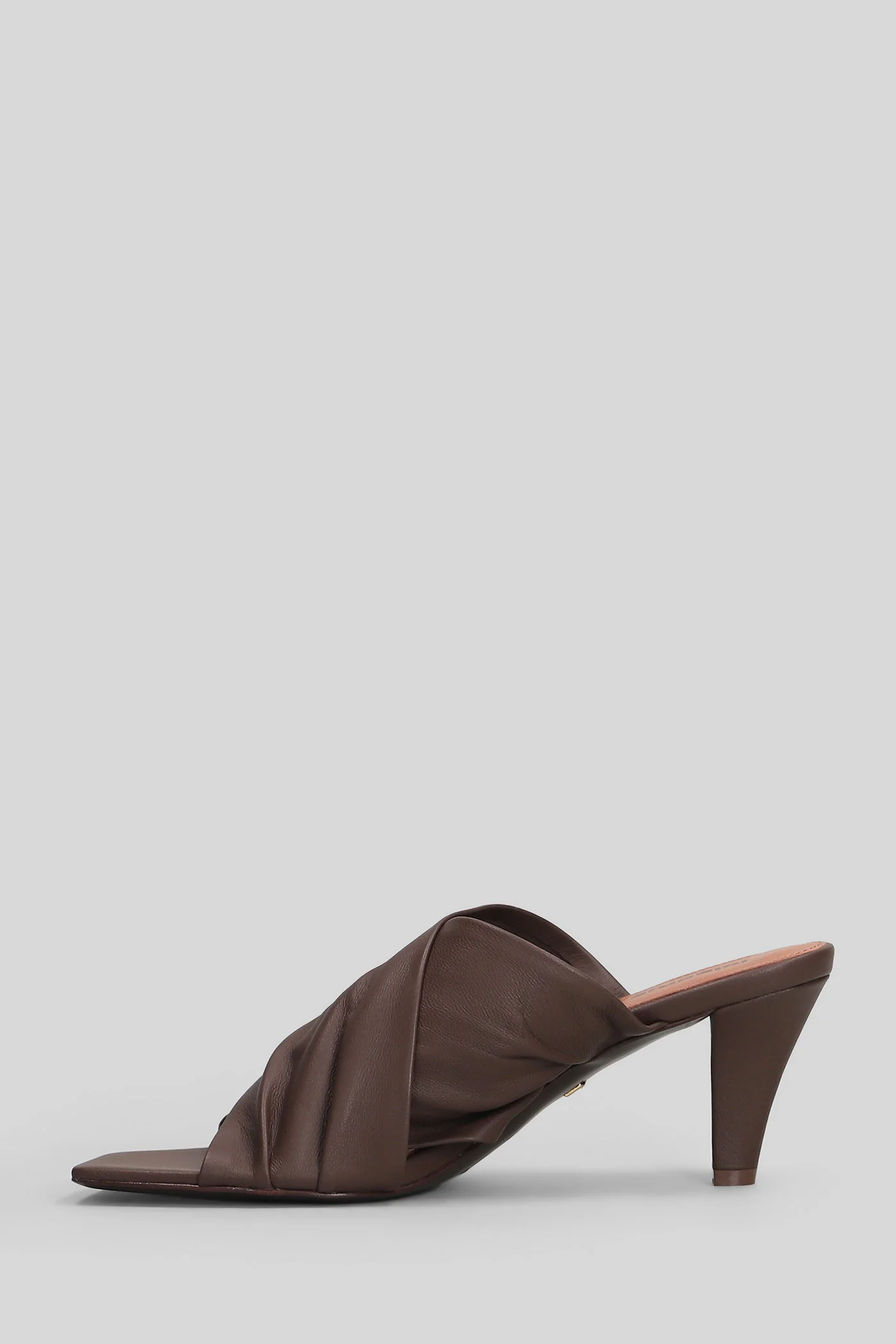 Arabella Mule 75 Slipper-Mule in brown leather - Image 3
